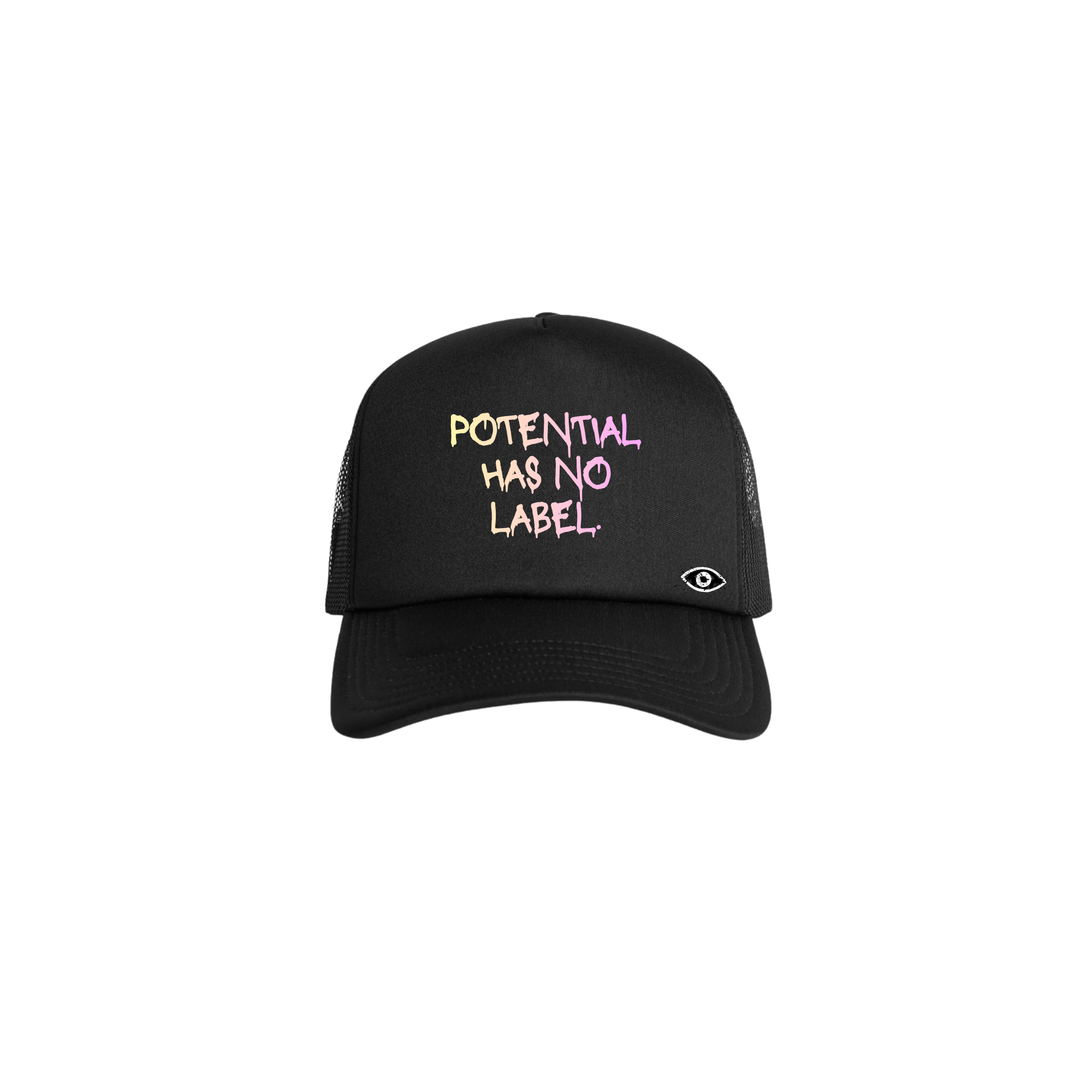 Potential Has No Label Cap — Black & Pink
