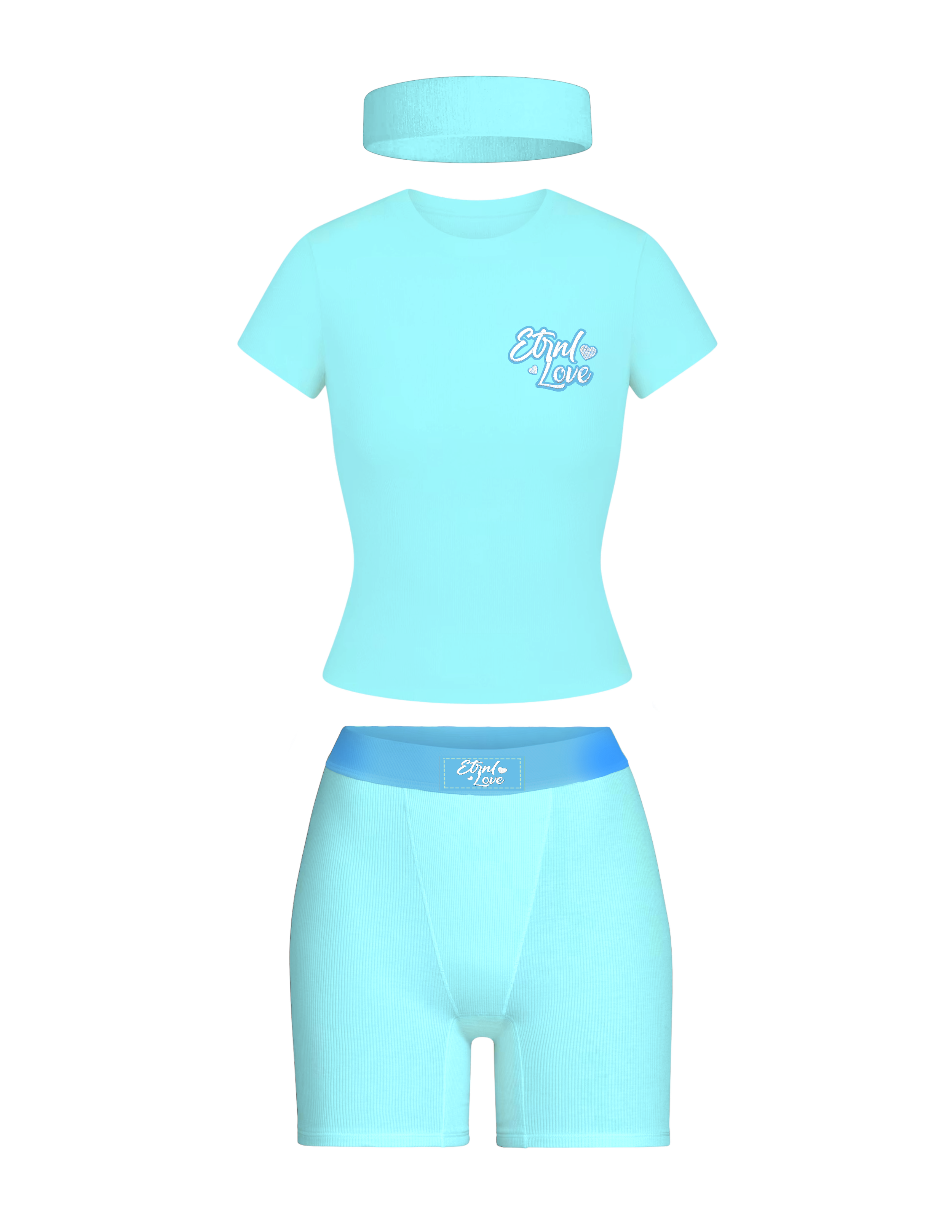 'Baby Blue Bliss' Loungewear Set *PREORDER*