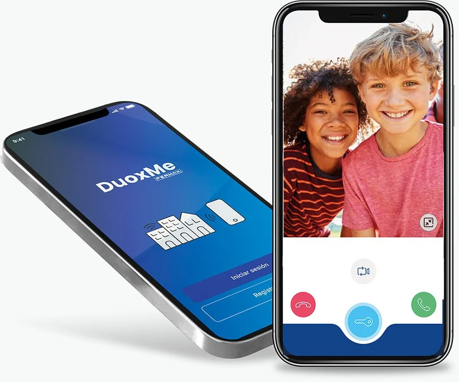 Fermax DuoxMe app vist på smartphone