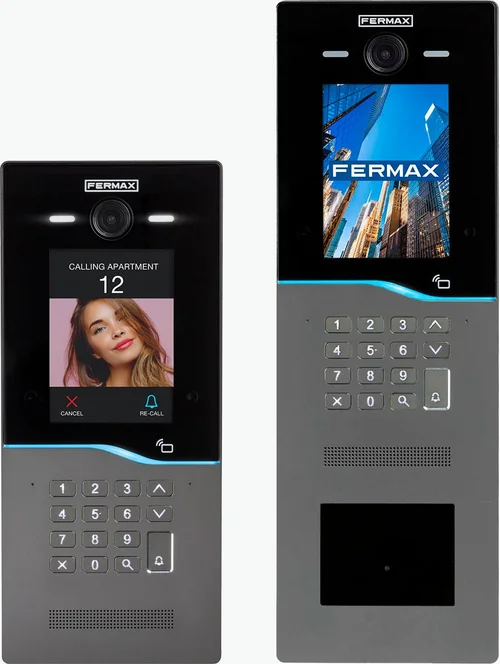 Fermax Cora S6 og Cora S8 side om side