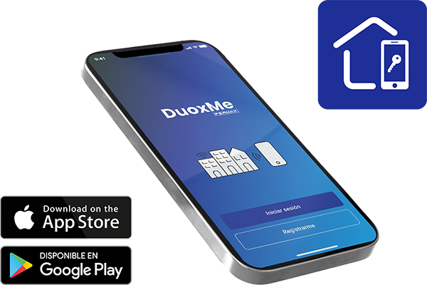 Fermax DuoxMe app på smartphone