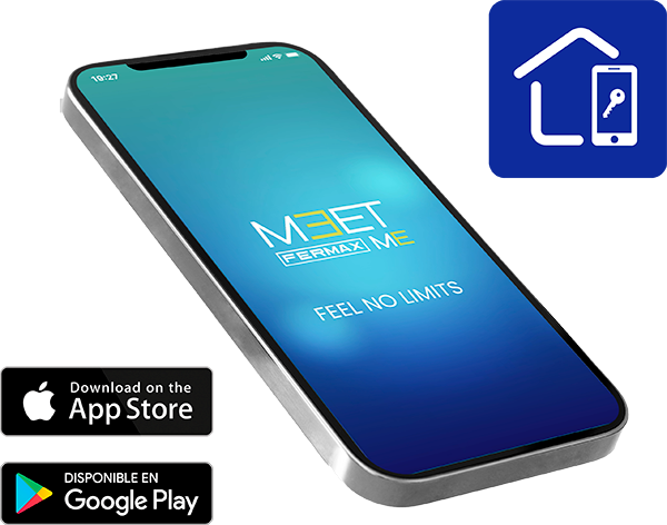 Fermax MEET ME app på smartphone