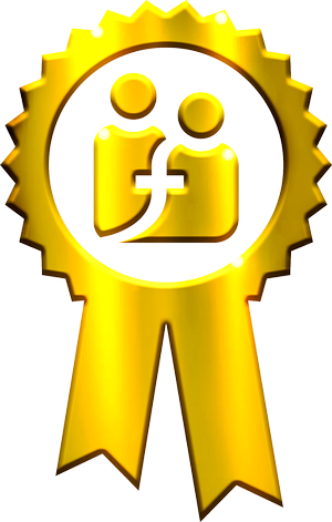 Guld-certificeringsmærke for Freund Partnerprogram
