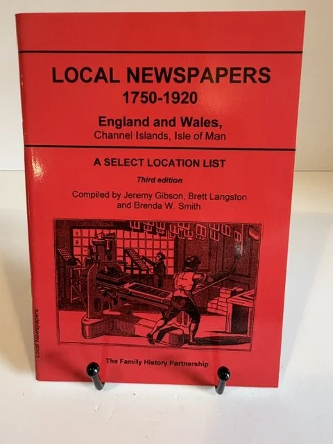 Local Newspapers 1750-1920: England and Wales - Jeremy Gibson (2011)
