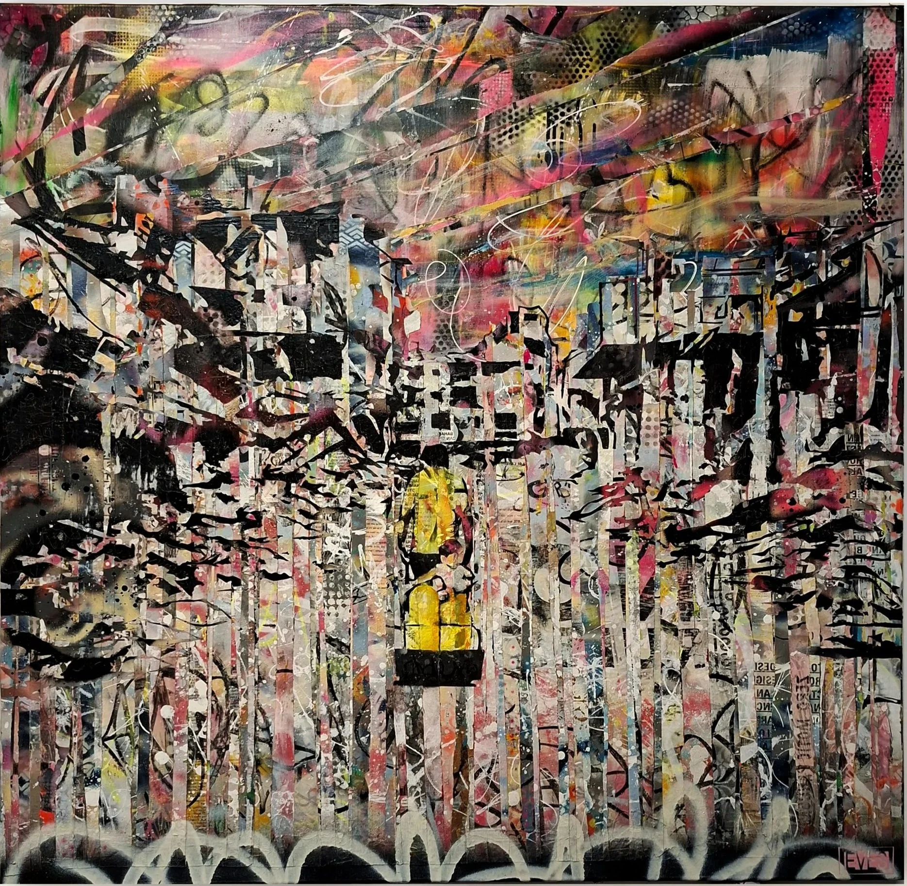 Great White
Spray Paint, mixed media on canvas.
100cm x 100cm
June 2025
£1000.00