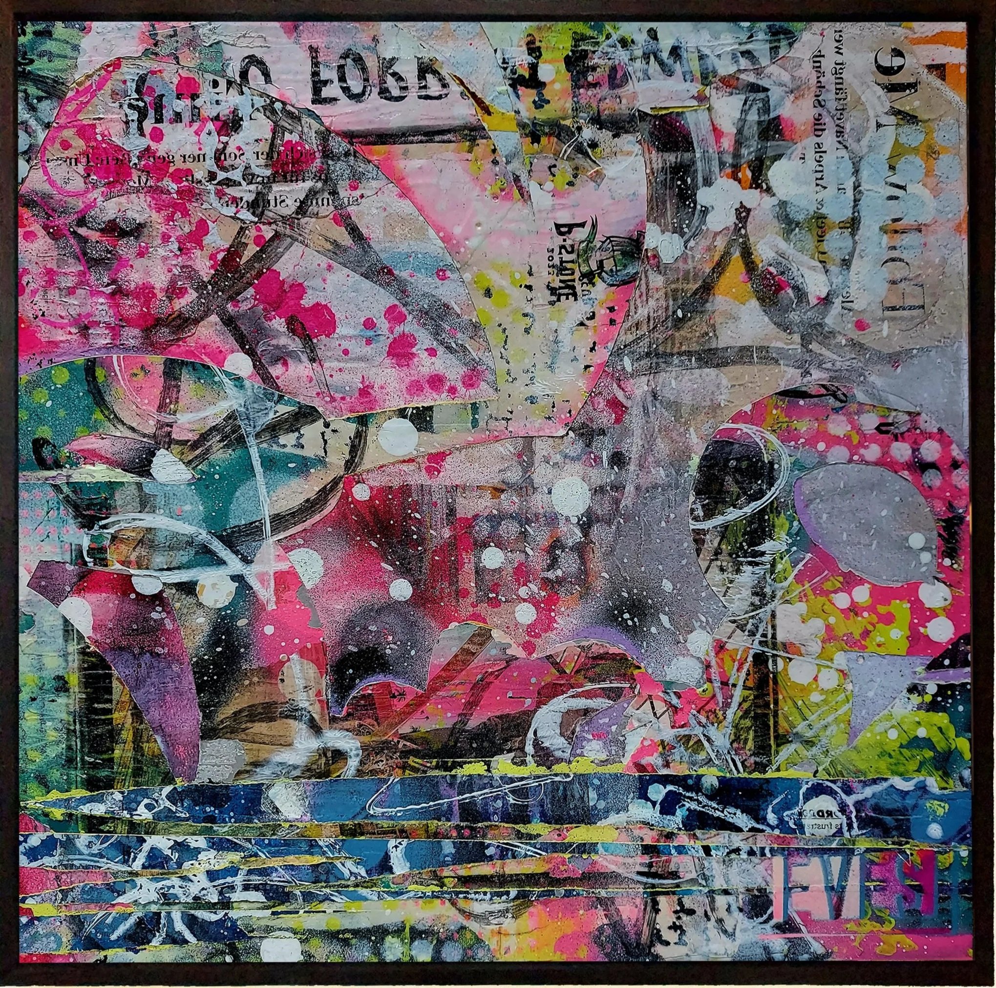 Follow Me
Spray Paint, mixed media on canvas.
30cm x 30cm
March 2025
£350.00