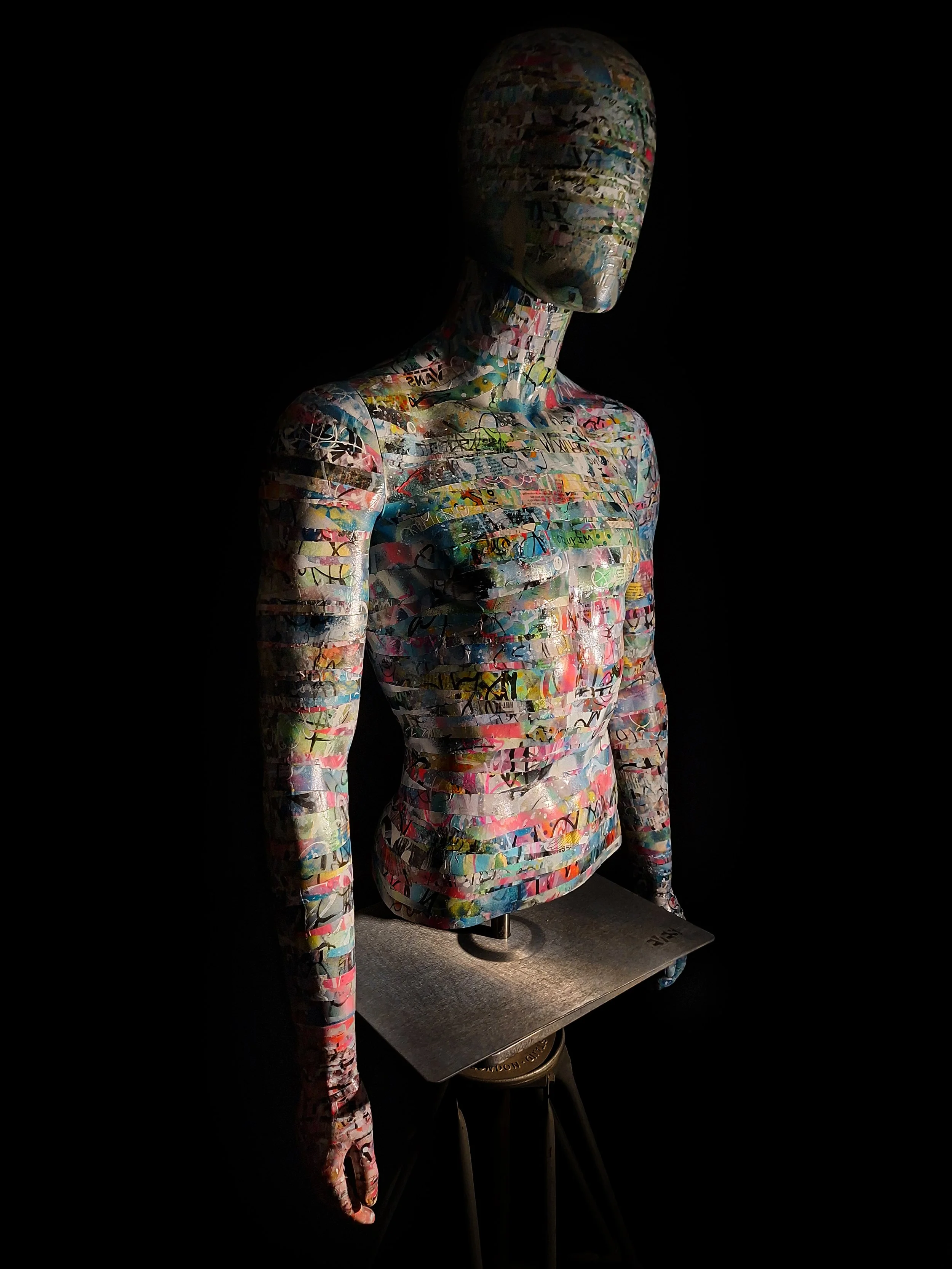 Icarus: Portrait of a Fallen Artist
Spray Paint on Mannequin
(Released July)
£1500.00