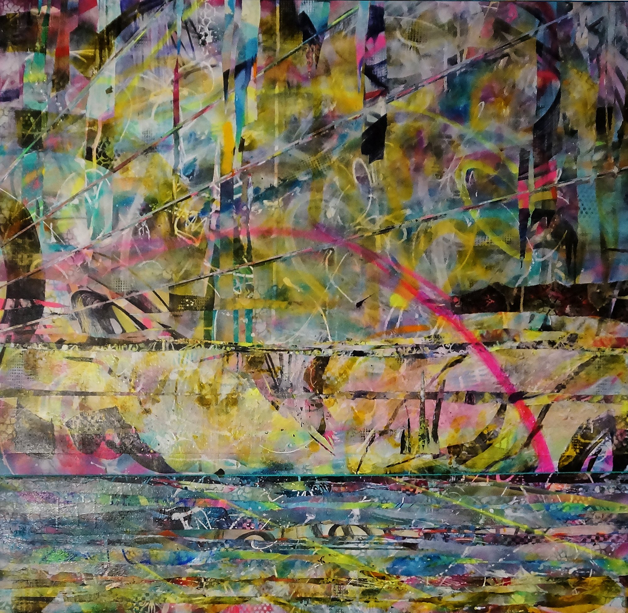 The Emperor is Naked
Acrylic, Spray paint on Canvas
100cm x 100cm
£800.00