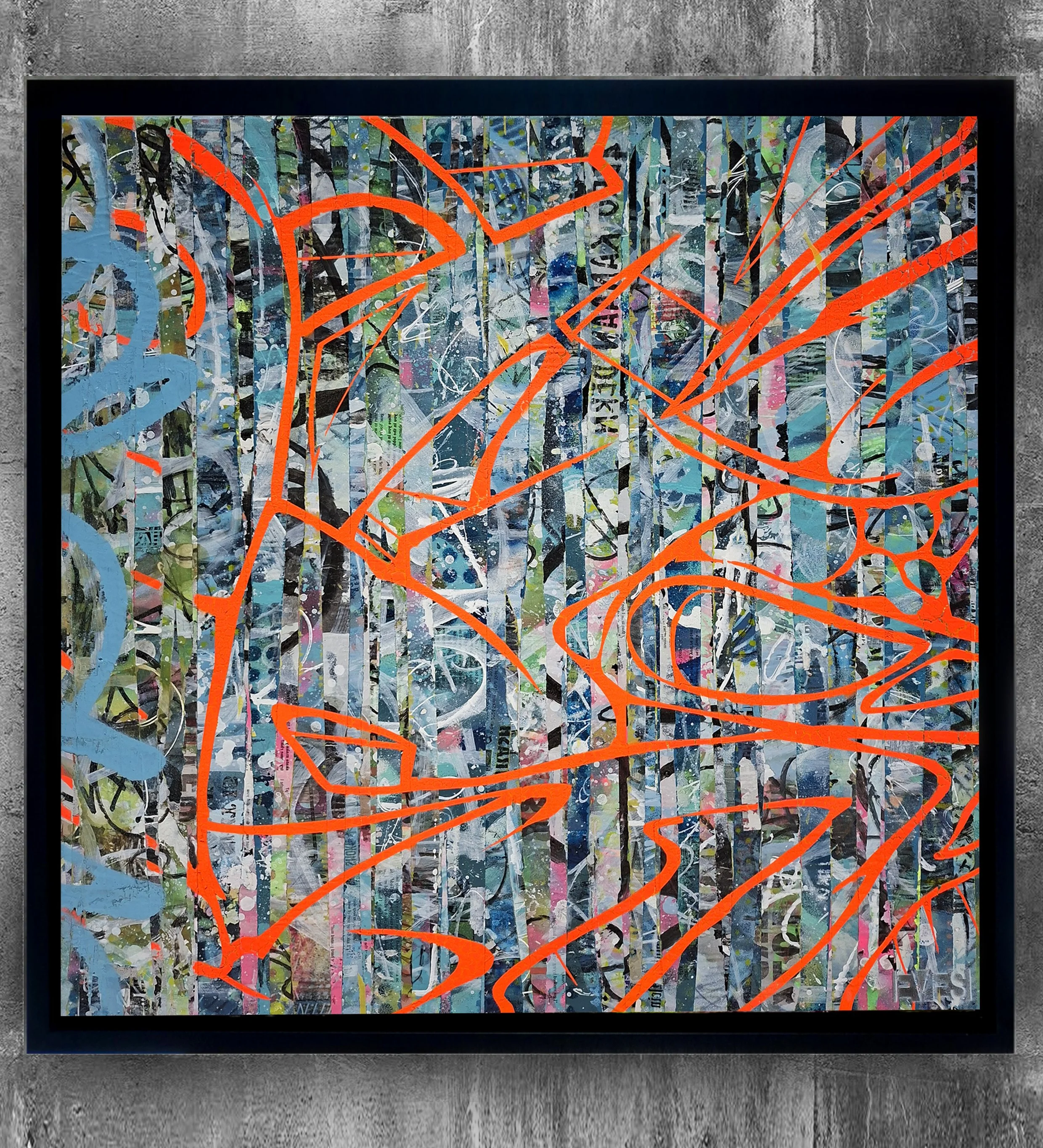 For Madness & Glory
Spray paint on canvas
61cm x 61cm
(Released July)
£750.00