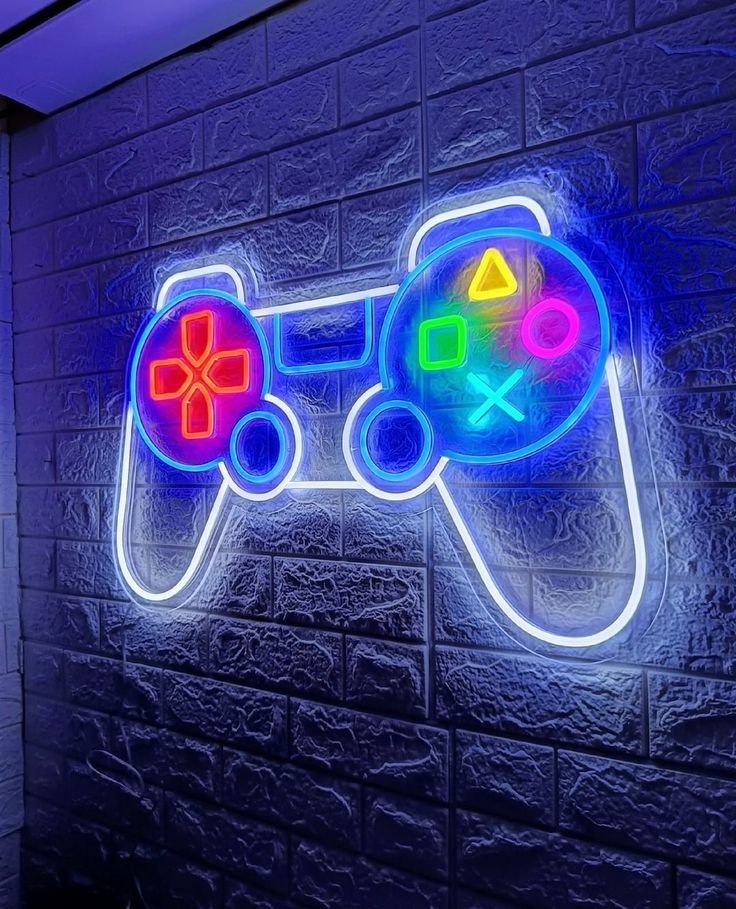 Gaming Remote Custom Neon Sign Game Pad Neon Sign LED Sign for Game Room Light up Sign Controller Neon Sign Art - Etsy UK.jpeg