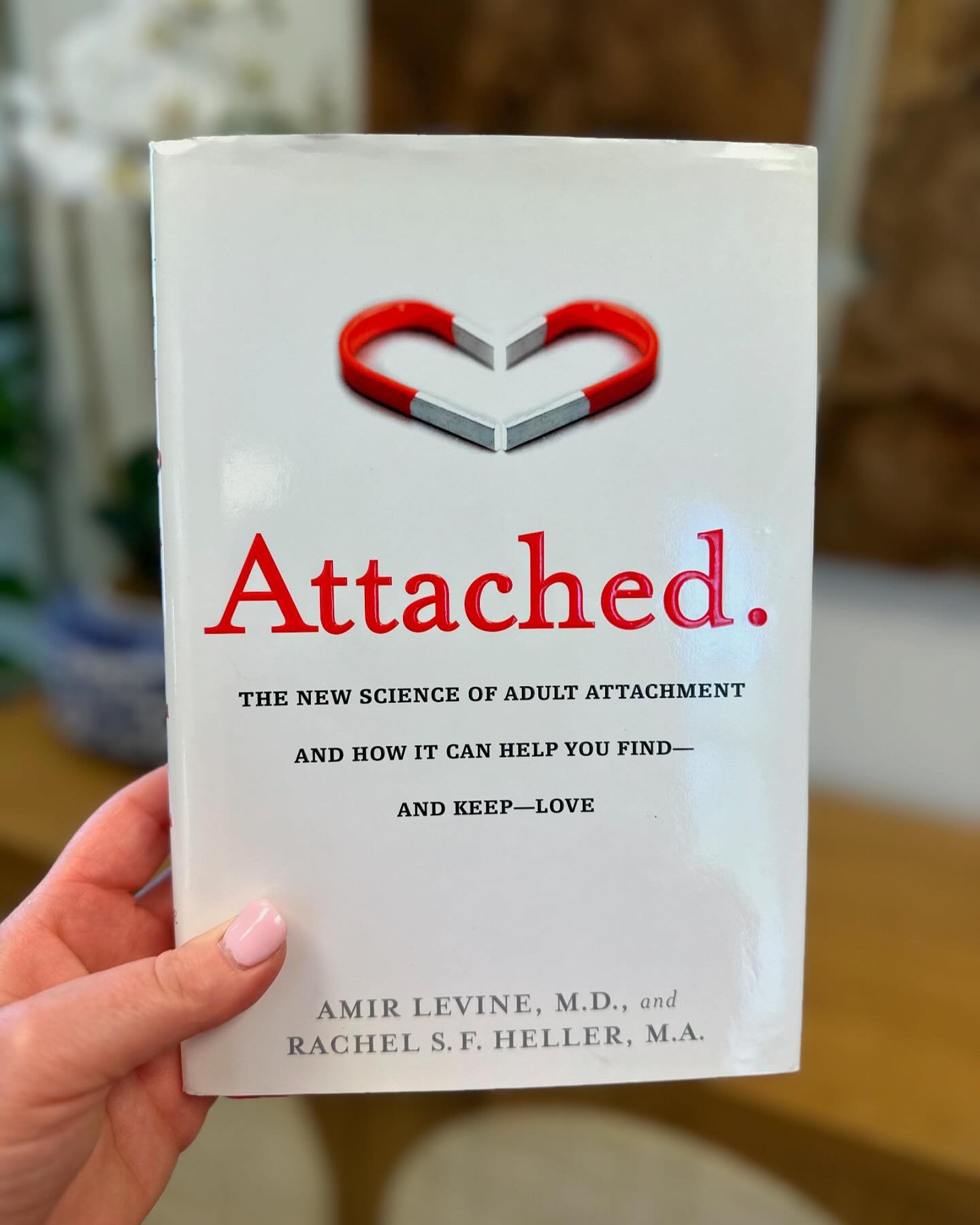 One of the books I recommend the most to clients is Attached by Amir Levine &amp; Rachel Heller, shown here. Many people understand attachment but there are many who haven&rsquo;t heard of it and don&rsquo;t understand how attachment works in relatio