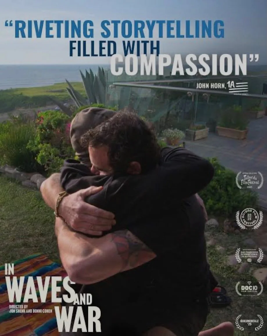 We watched an amazing documentary this weekend: 🌊In Waves and War 🌊

On this Veterans Day, I&rsquo;m especially grateful for the hope it brings: to veterans, to trauma-survivors, and to anyone who&rsquo;s carried the weight of battle (visible or in