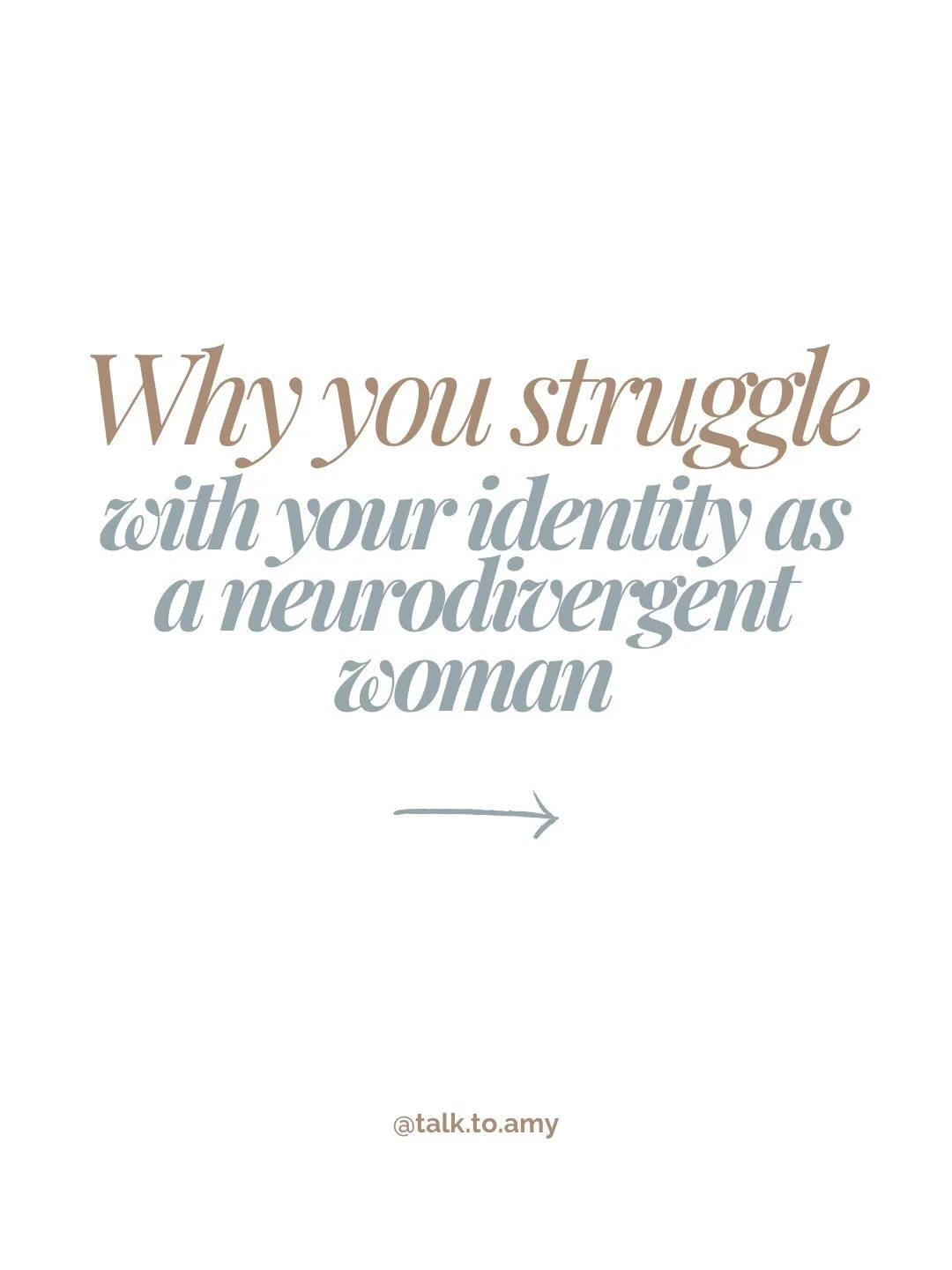 You struggle with identity because you spent years masking, people-pleasing, and becoming who others needed instead of who you truly are 🤍

📖Check out my new workbook for sensitive, overthinking, or neurodivergent women who&rsquo;ve experienced bet