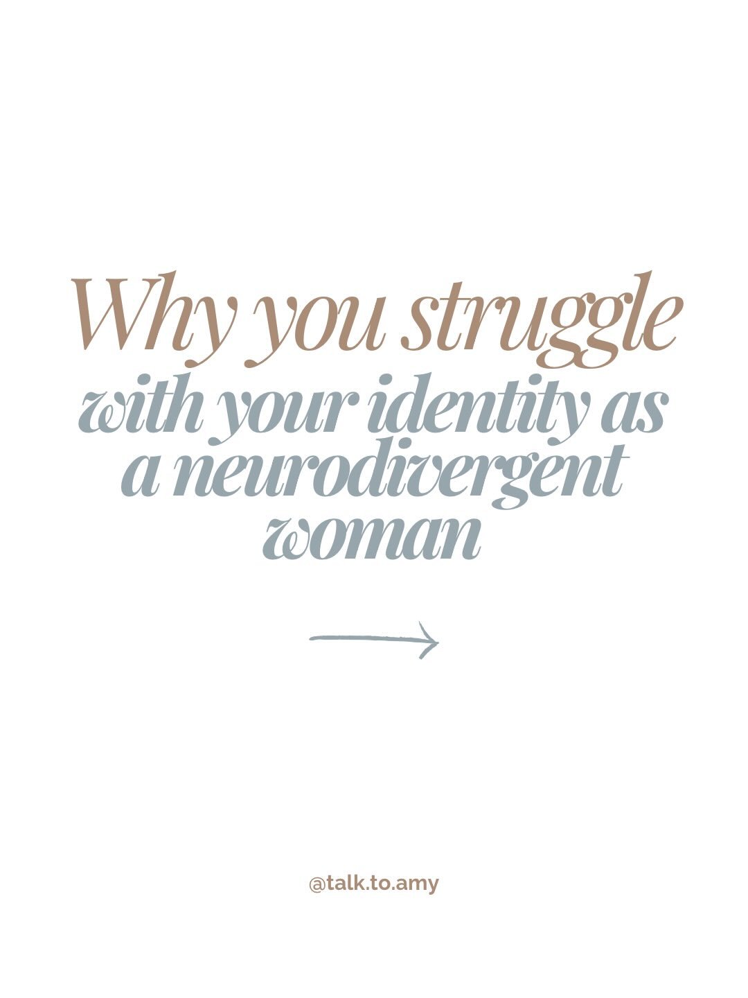 You struggle with identity because you spent years masking, people-pleasing, and becoming who others needed instead of who you truly are 🤍

📖Check out my new workbook for sensitive, overthinking, or neurodivergent women who&rsquo;ve experienced bet
