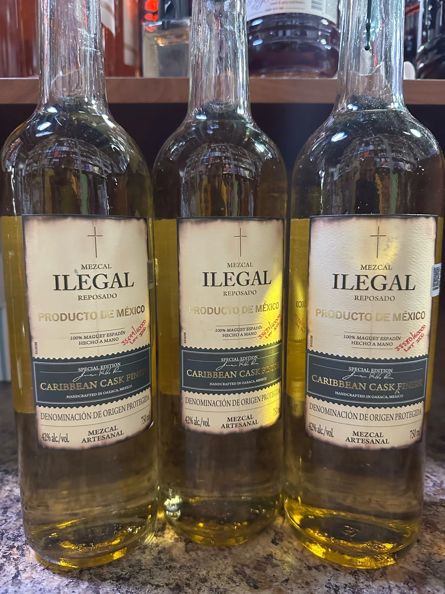 Ilegal Mezcal Reposado Espadin Caribbean Cask Finish Special