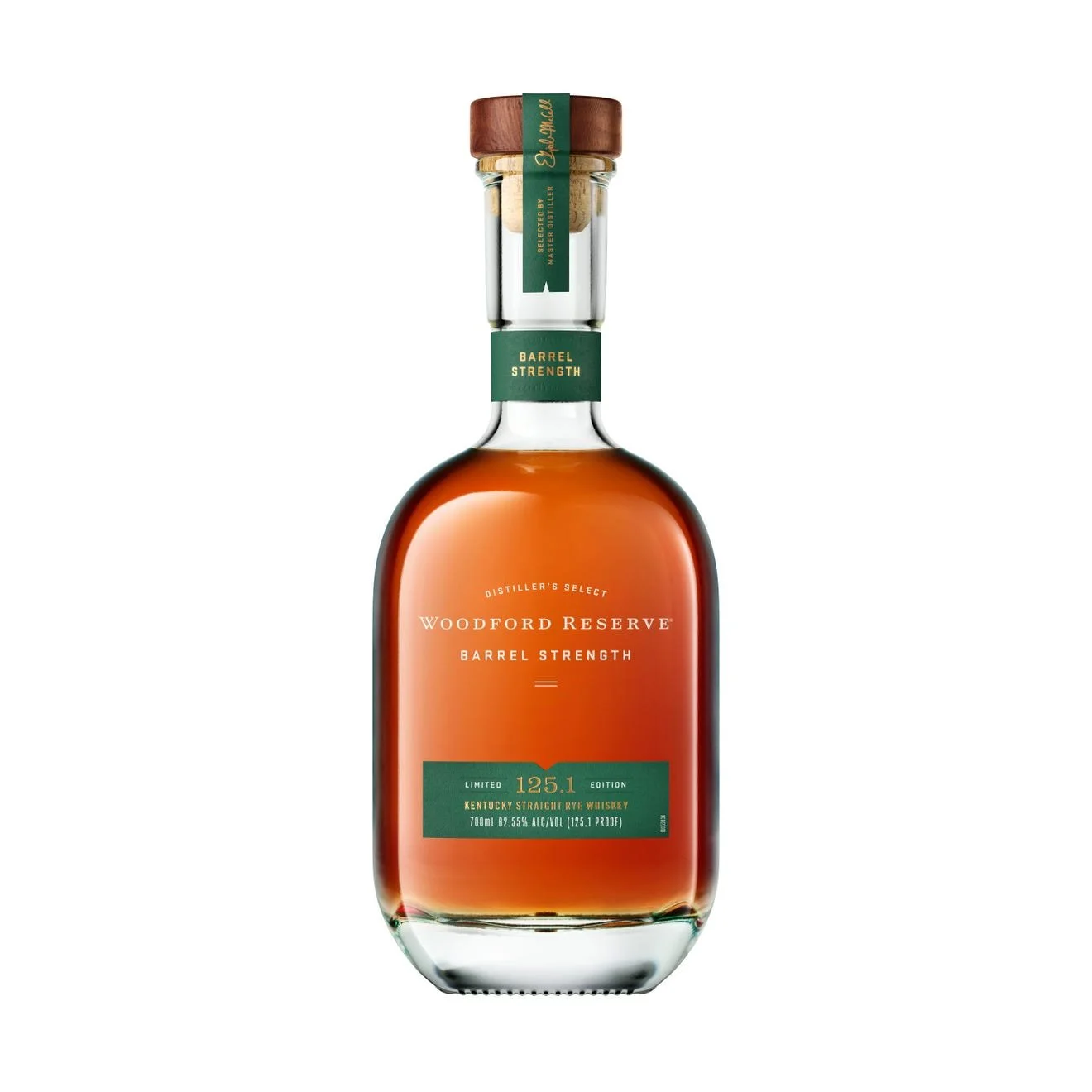 Woodford Reserve Barrel Strength 125.1 Proof Rye Whiskey 700ml