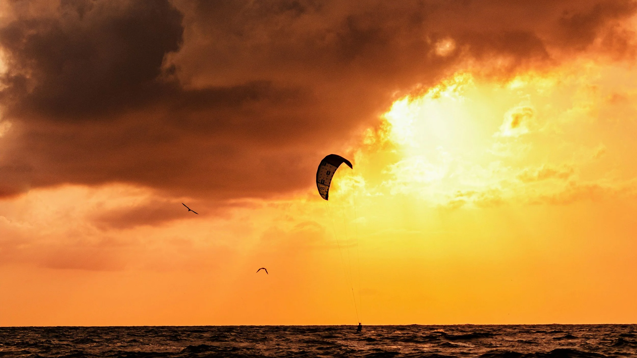 Kite surfing