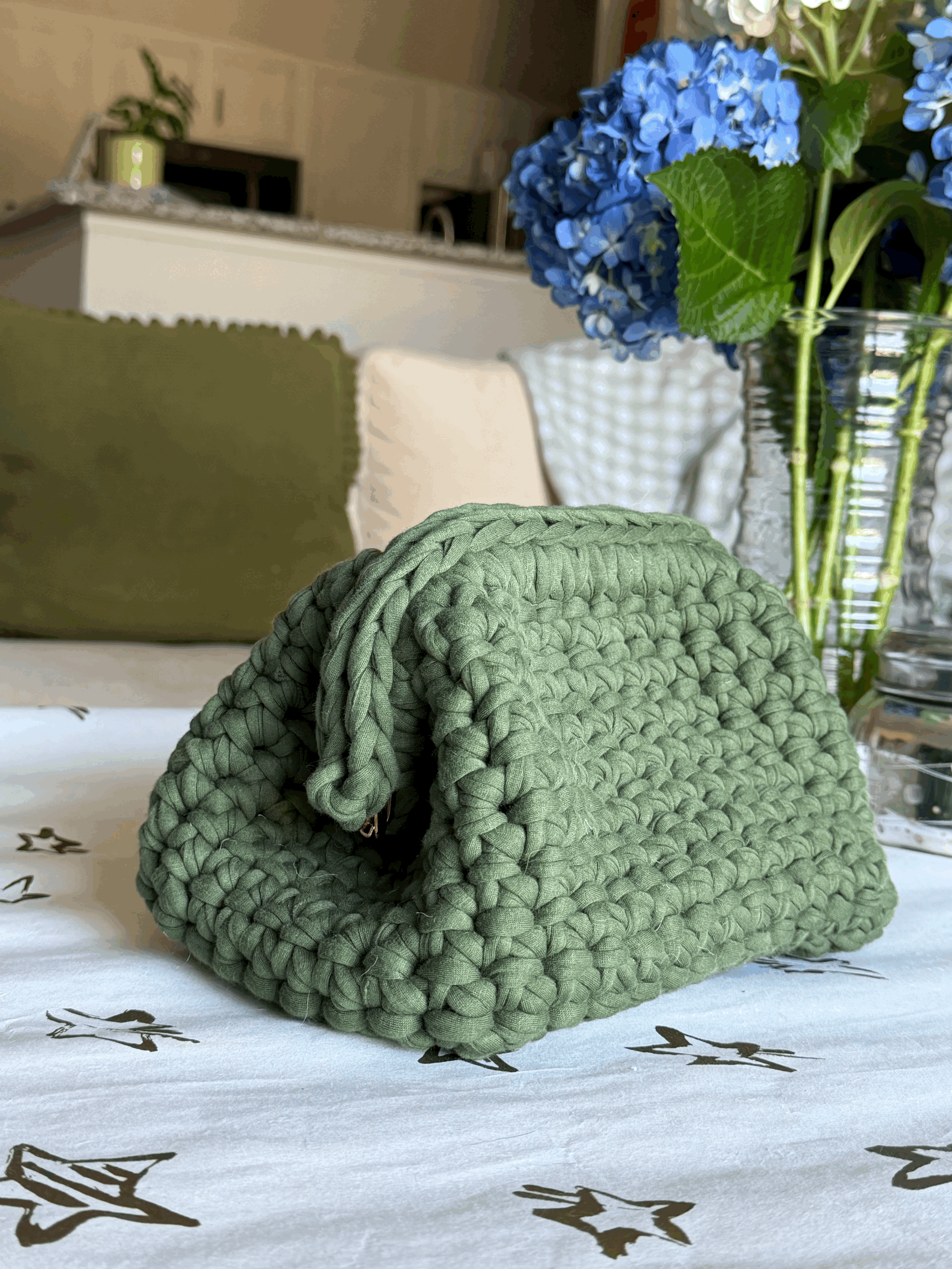 Olive green June Pouch