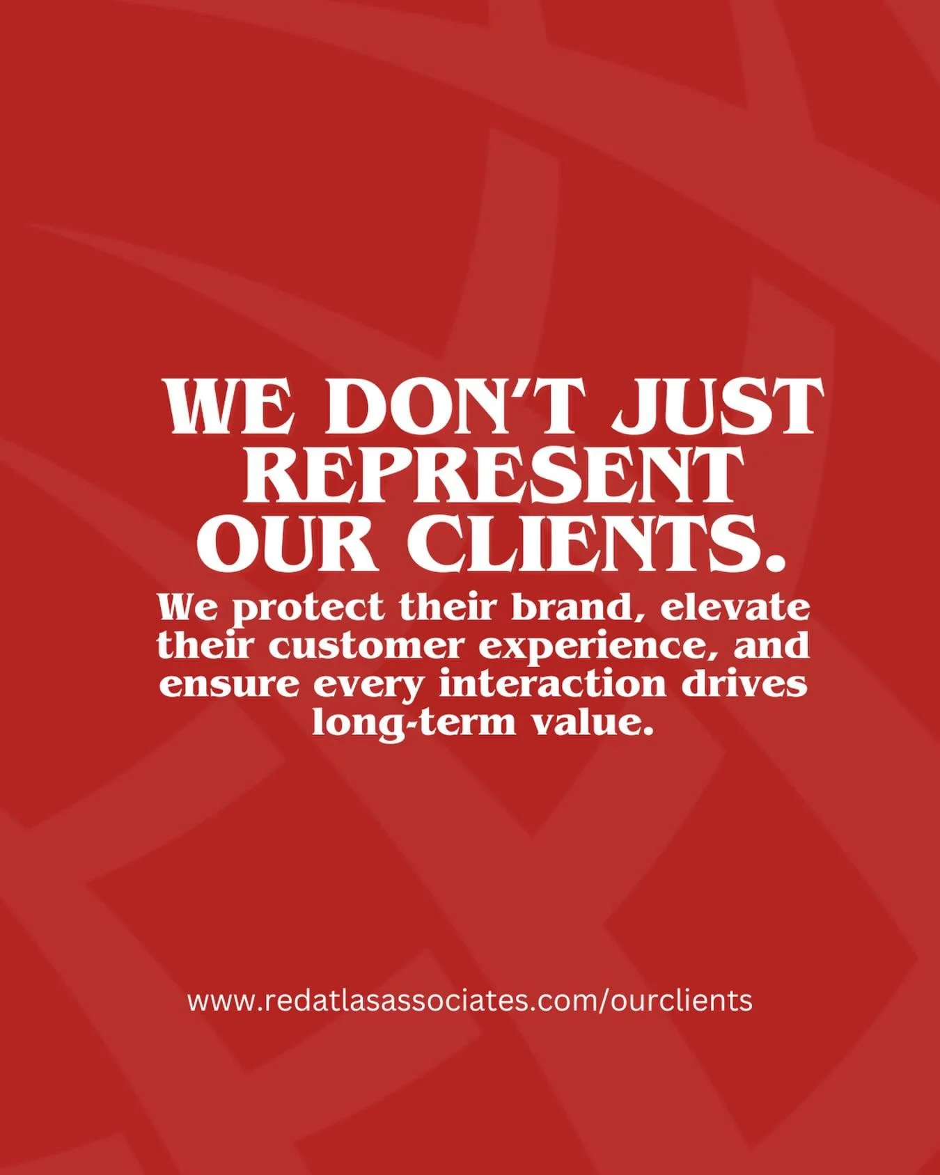 We are intentional with our purpose, our values and our actions at Red Atlas Associates. Every day we have a focus and a goal that builds day over day. We put integrity and people first which leads to the best experiences for our client, our customer