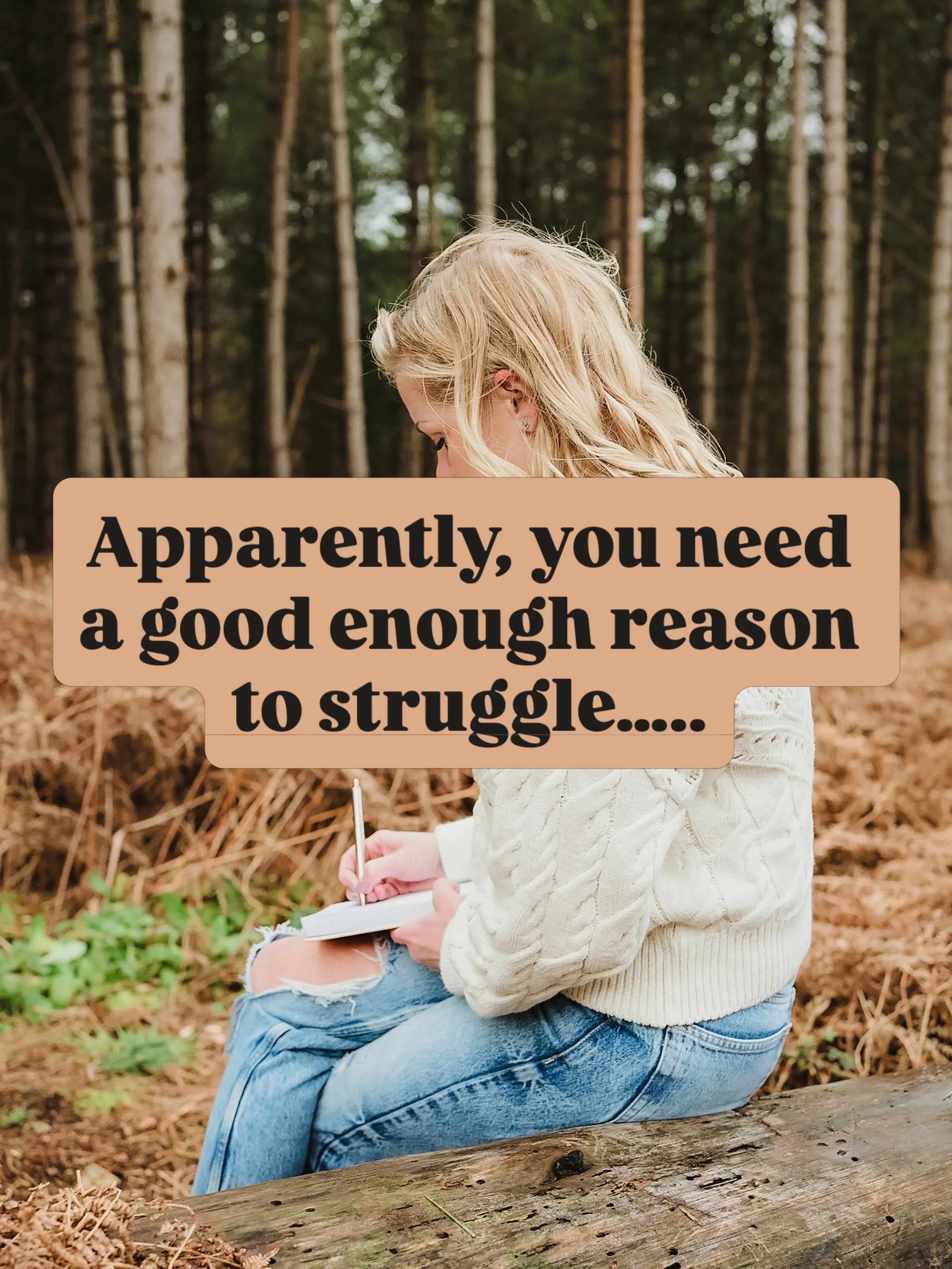 You don&rsquo;t need to justify why you&rsquo;re struggling. 

Your feelings aren&rsquo;t invalid because you think somebody else has it worse. Acknowledge where you are and the focus on what can help you move forward. 🤍

That&rsquo;s where change c