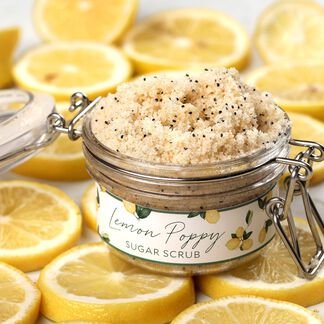 Lemon Poppy Seed Sugar Scrub