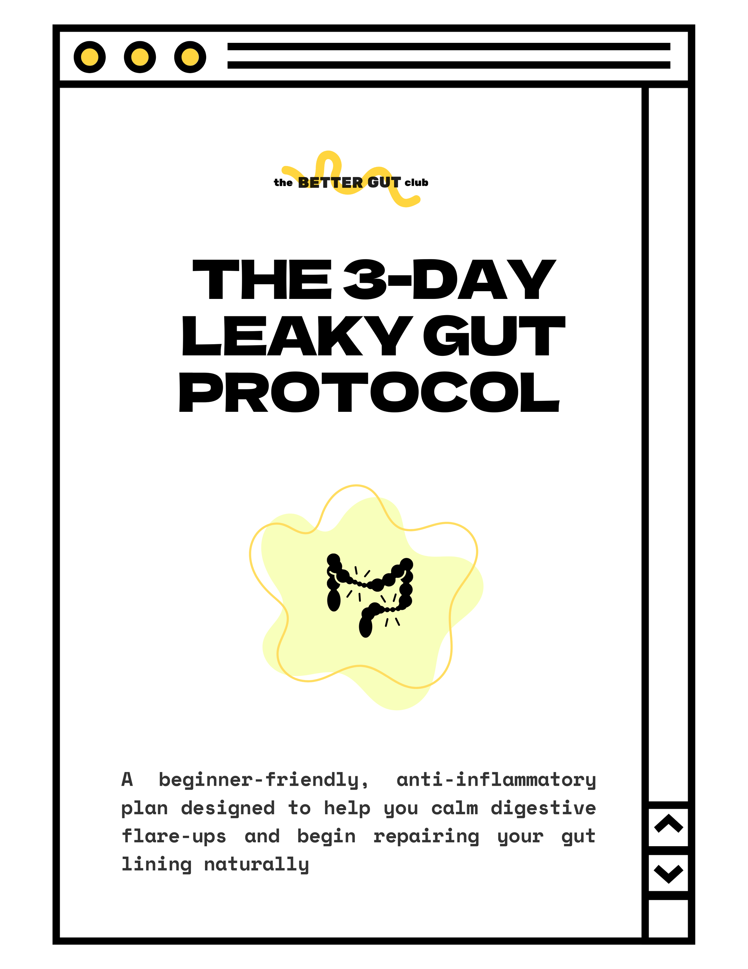 the 3 day leaky gut protocol the better gut club gut health holistic wellness