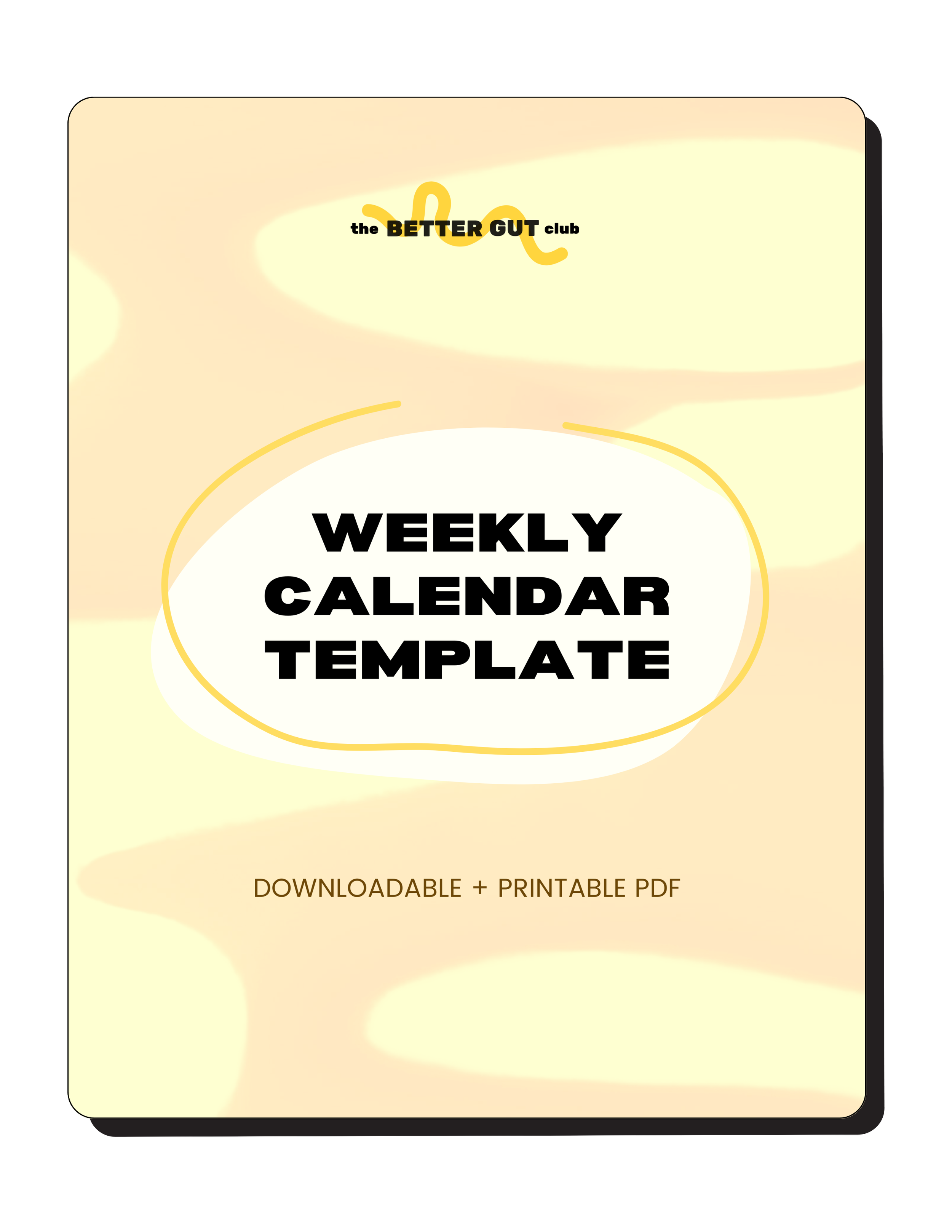 Weekly Calendar Template