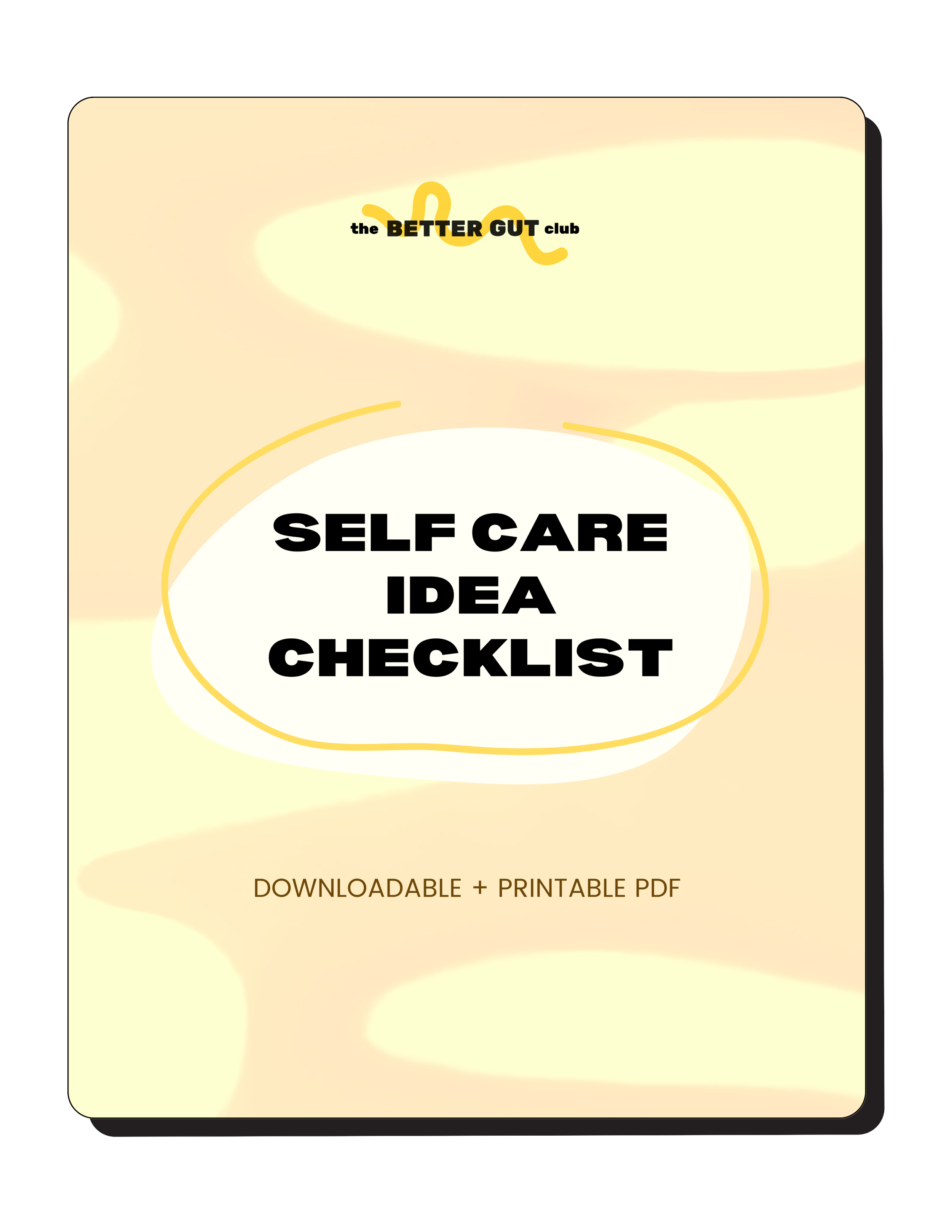 Self Care Idea Checklist