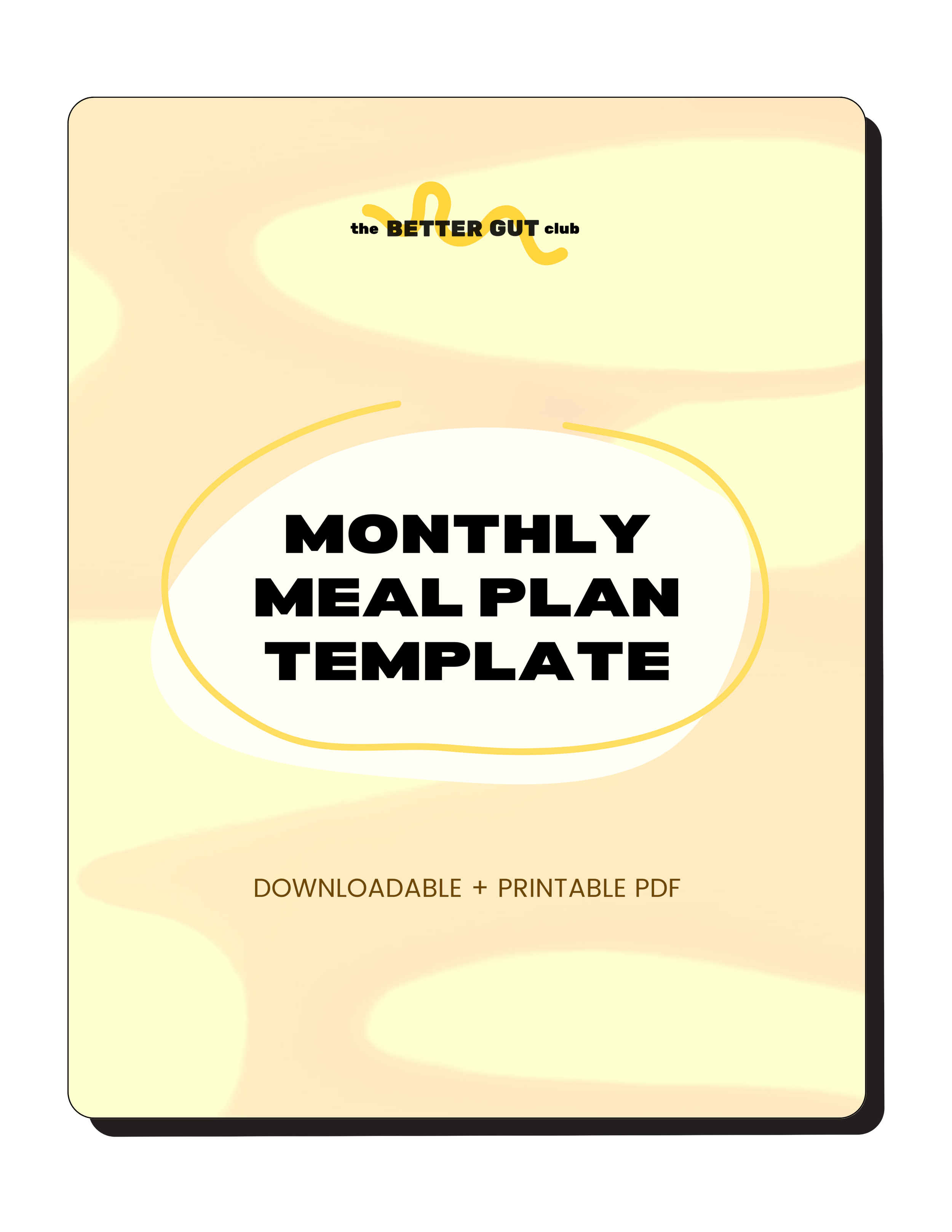 Monthly Meal Plan Template