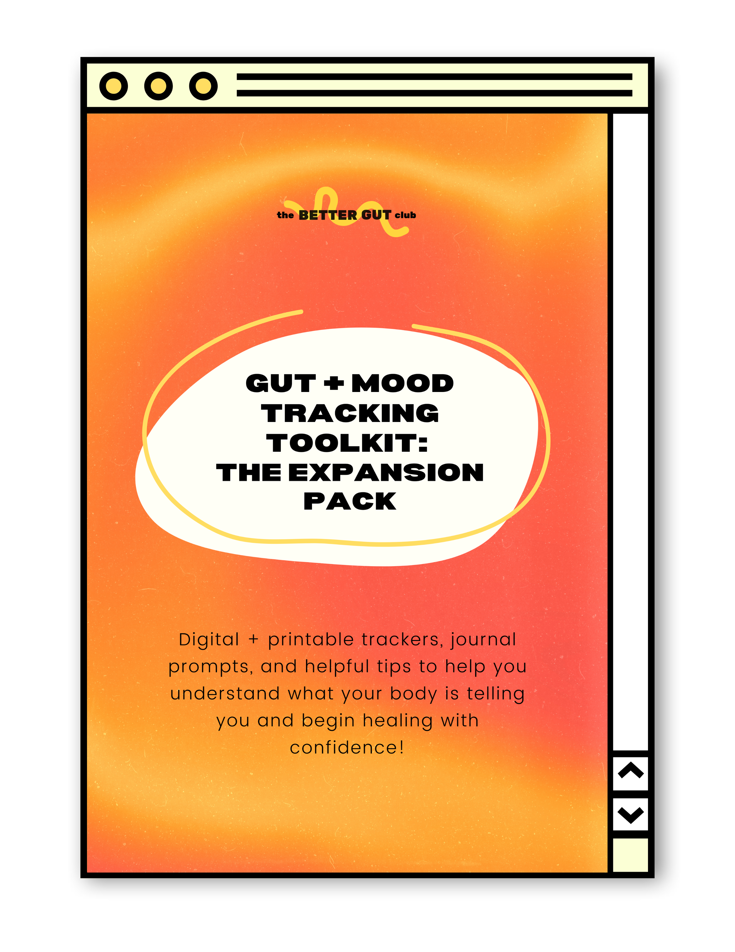 Gut + Mood Tracking Toolkit: The Expansion Pack the better gut club gut health holistic healing
