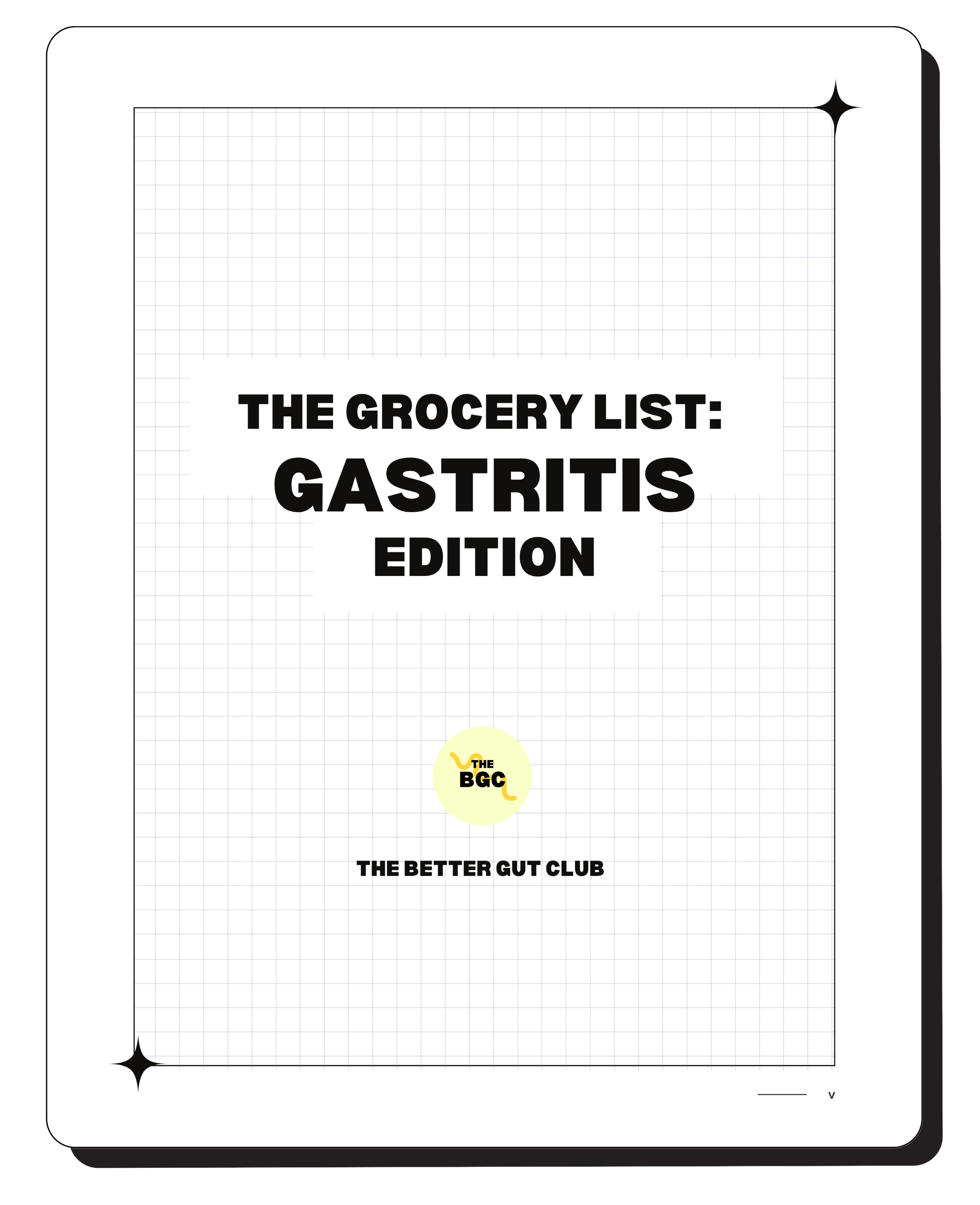 The Grocery List: GASTRITIS Edition