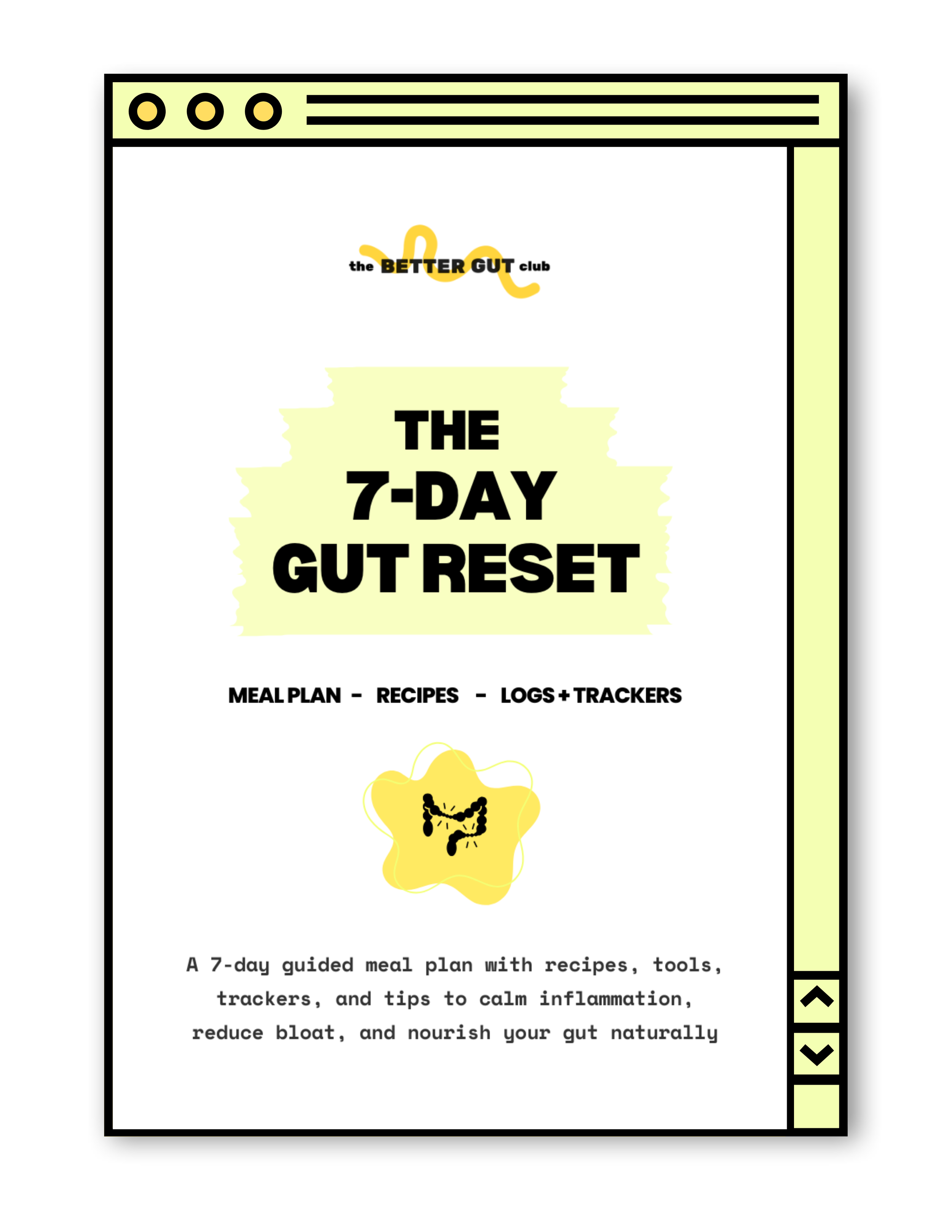 The 7-Day Gut Reset guide meal plan the better gut club gut health holistic healing