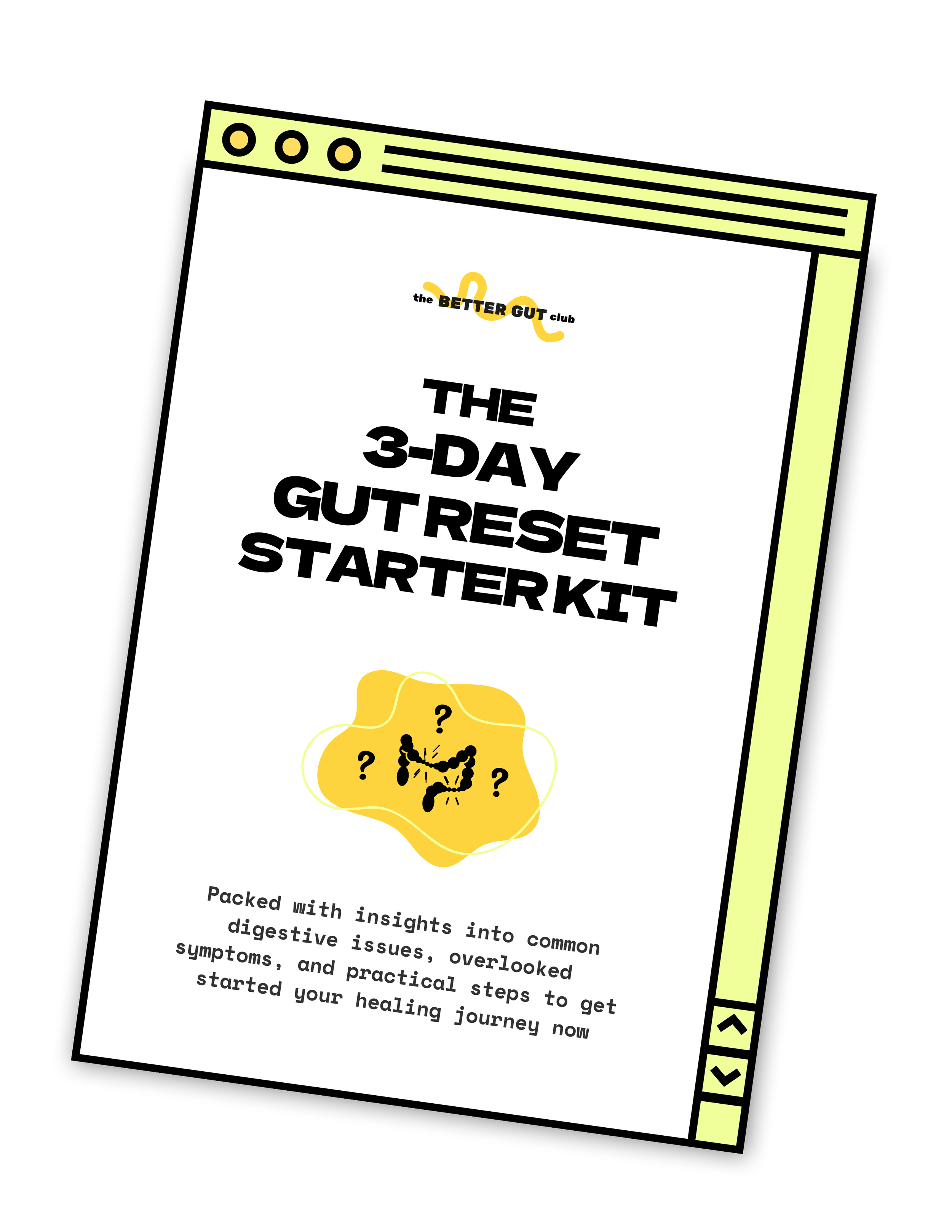 The 3-Day Gut Reset Starter Kit' by the Better Gut Club the better gut club gut health holistic healing