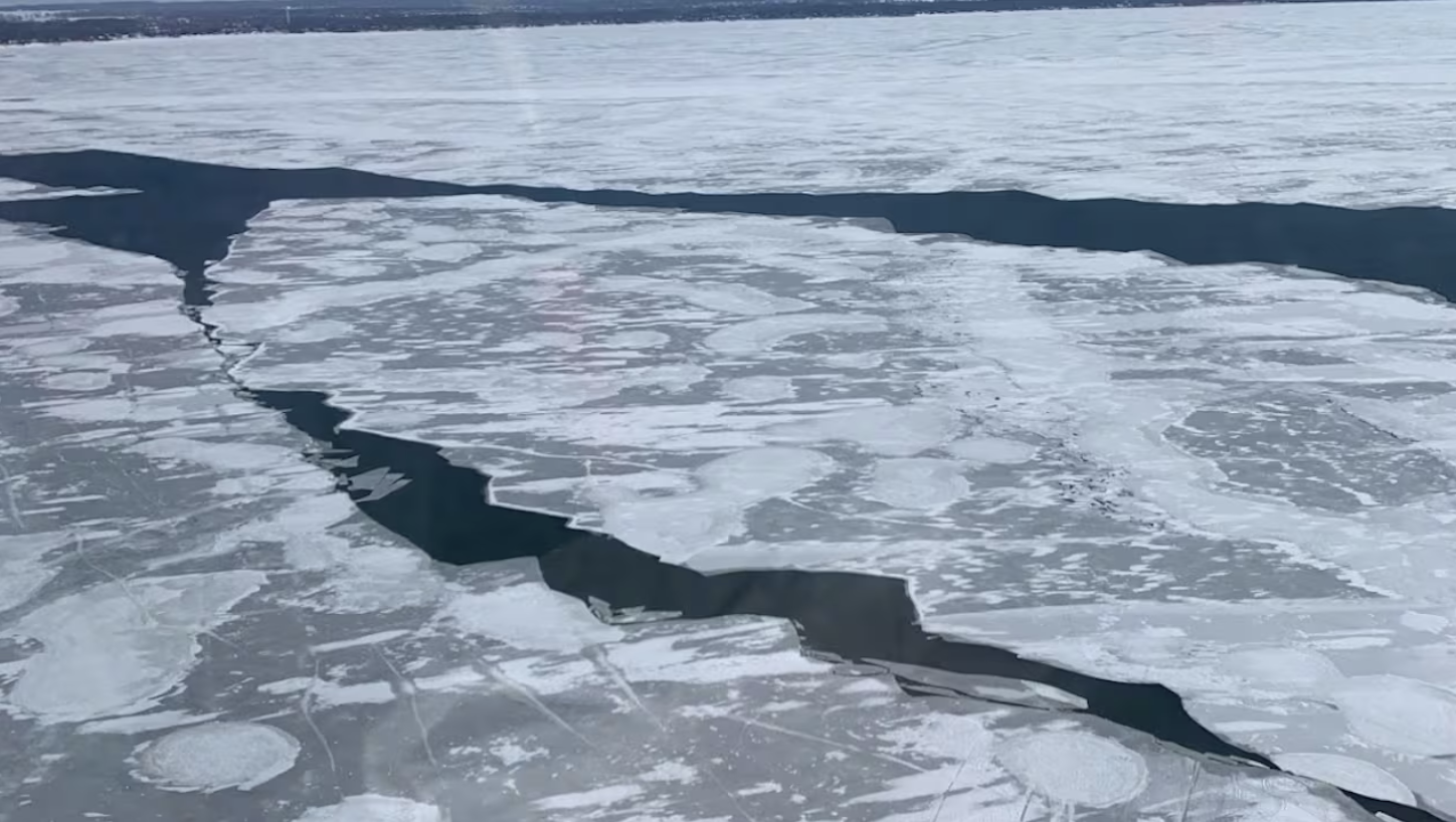 Lake Erie has more ice in late January than any winter in the past 23 years