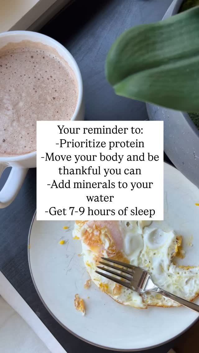 New week, same body—treat it well! ✌️