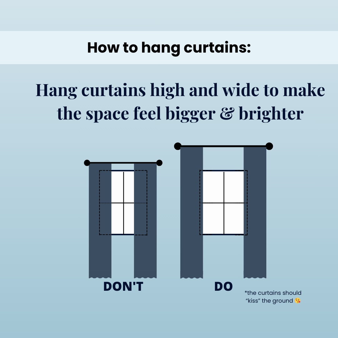 The Art of Hanging Curtains