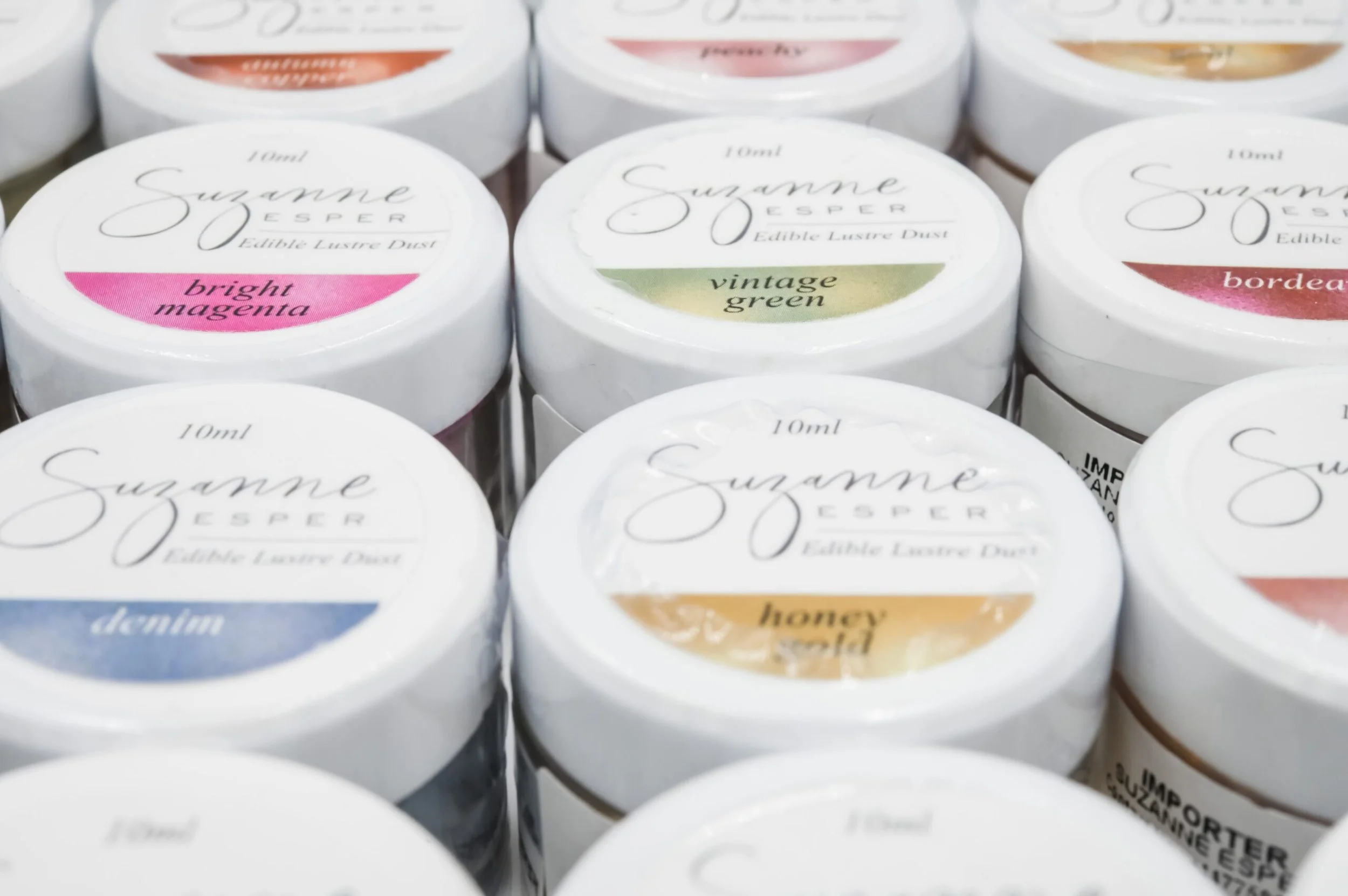 Premium Edible Lustre Dust Colours