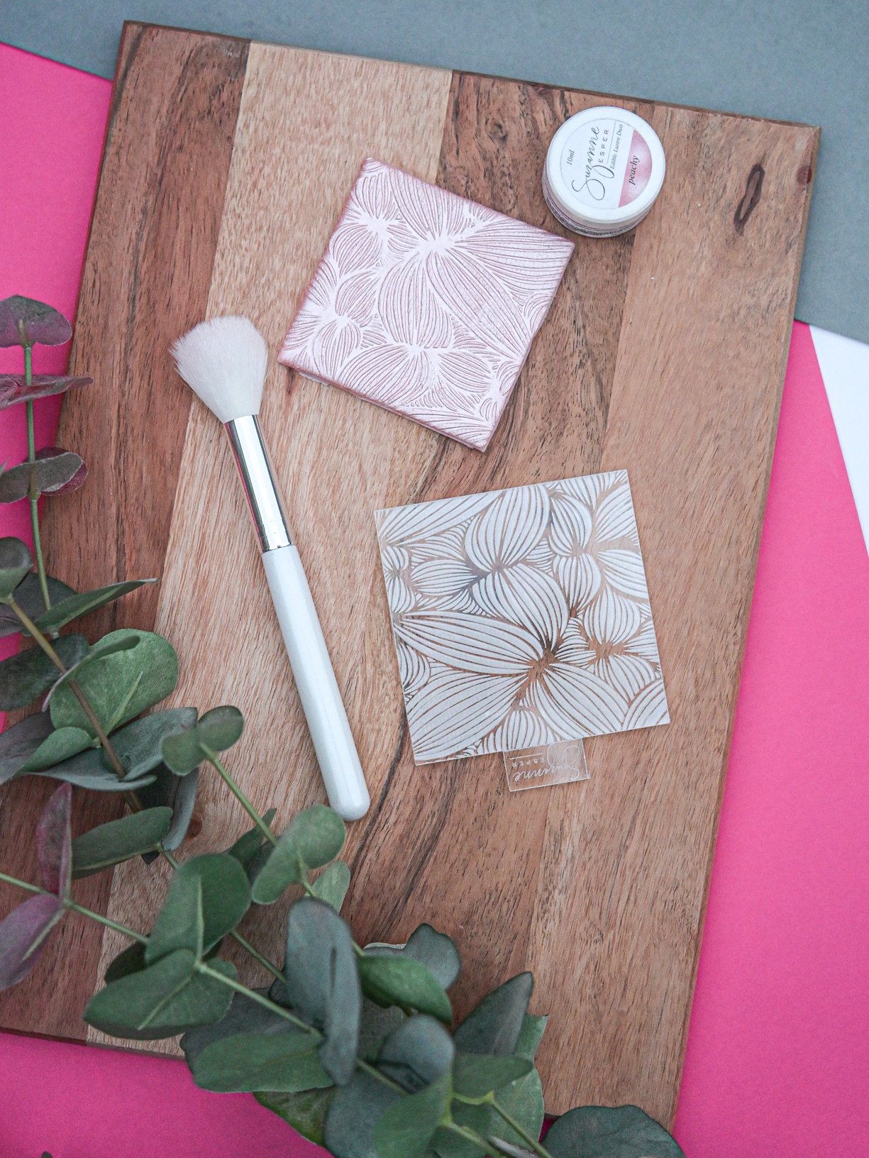 NEW - Lily Abstract Embosser Tile Pattern