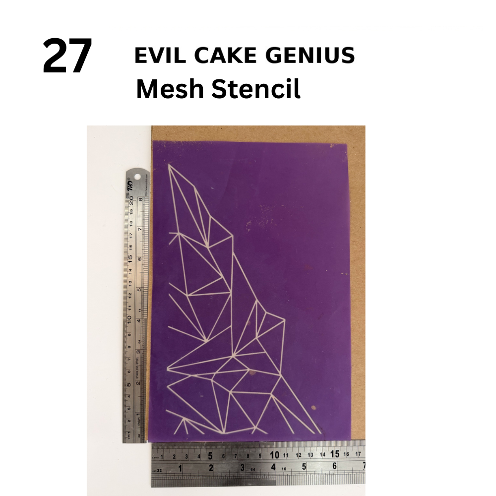 De-Stash - Evil Cake Genius - Mesh Stencils Various