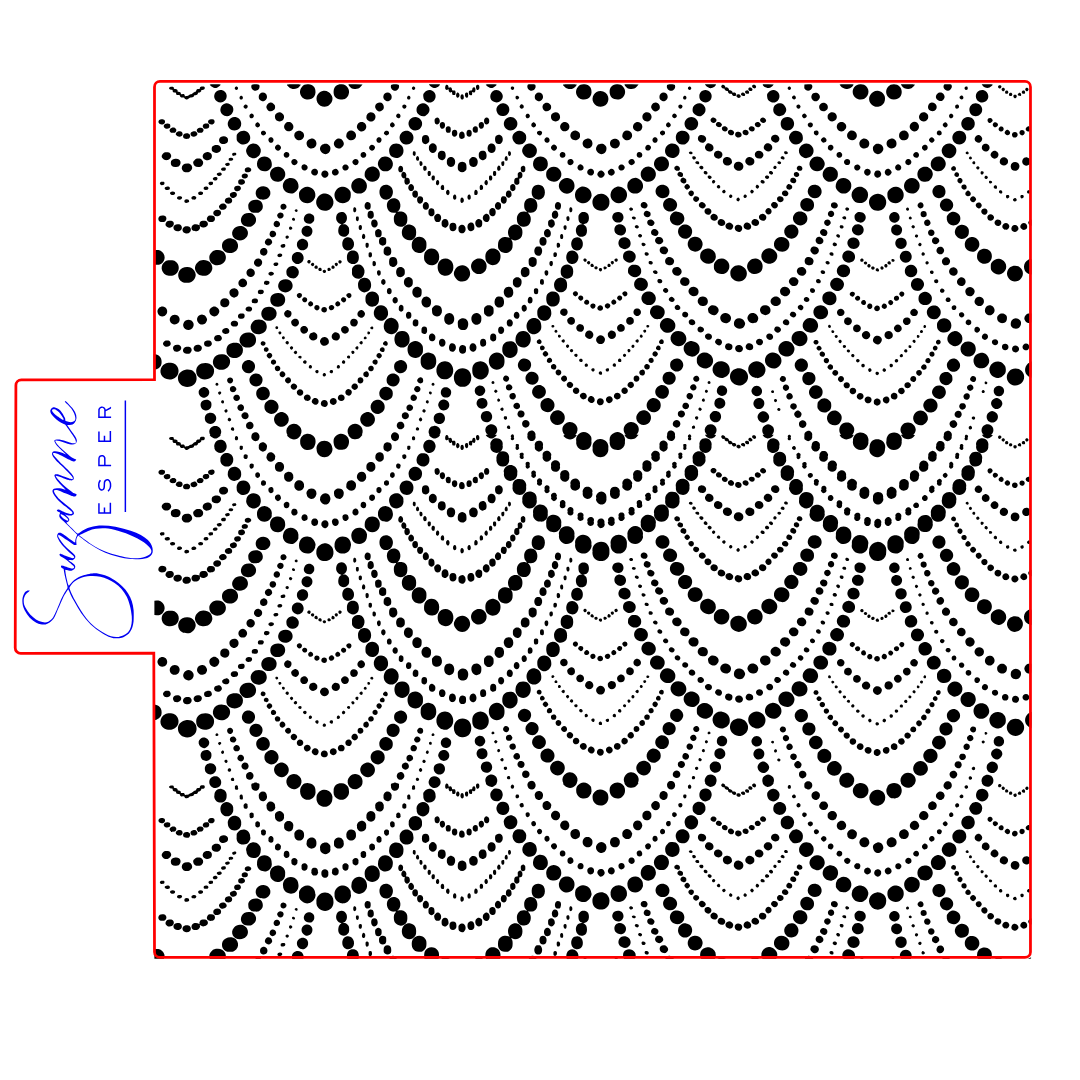 NEW - PEARL SWAG  Embosser Full Tile Pattern