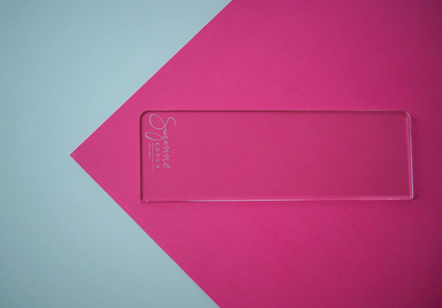 NEW - Acrylic Cake Scraper 12" tall