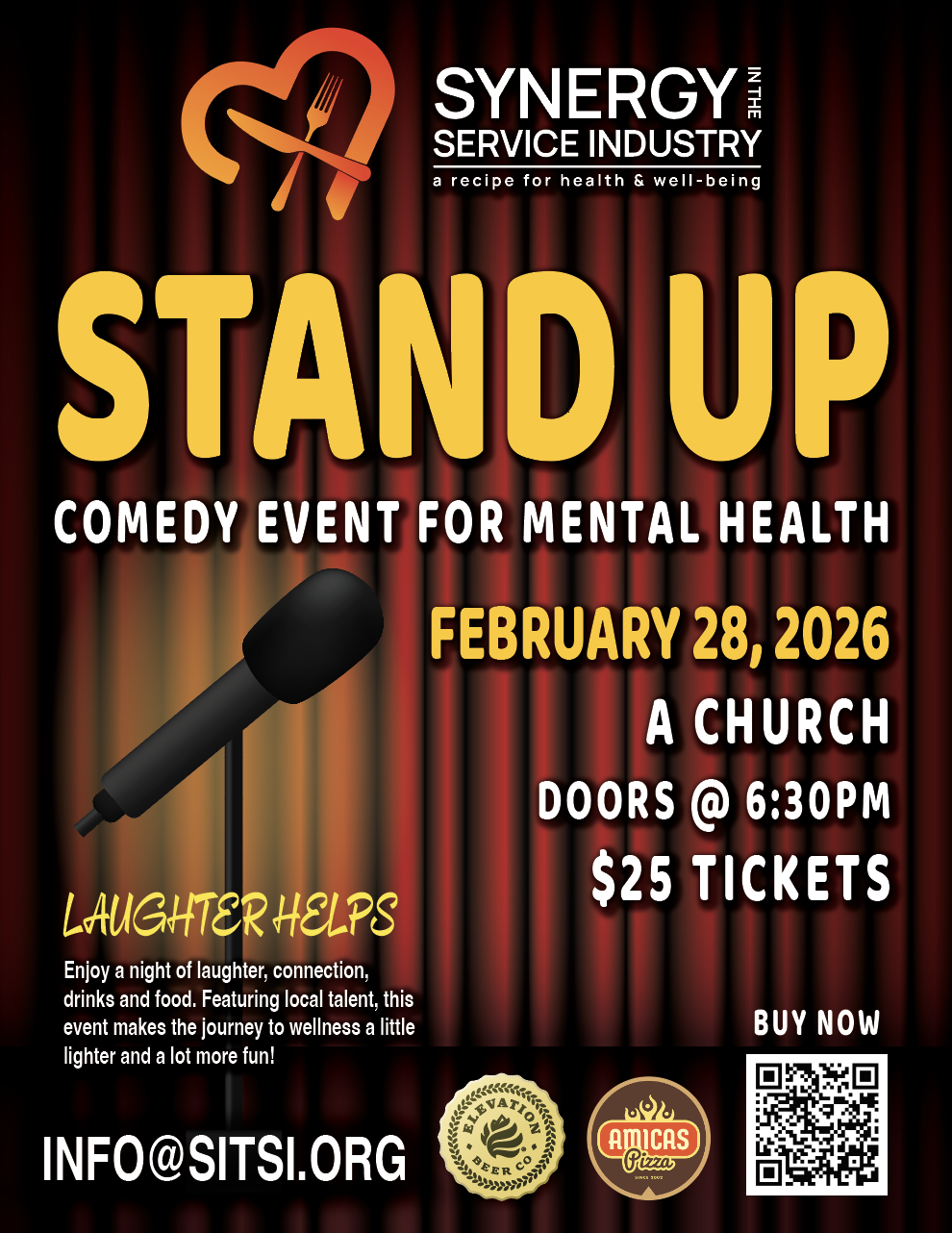 Annual Stand Up Comedy Event for Mental Health