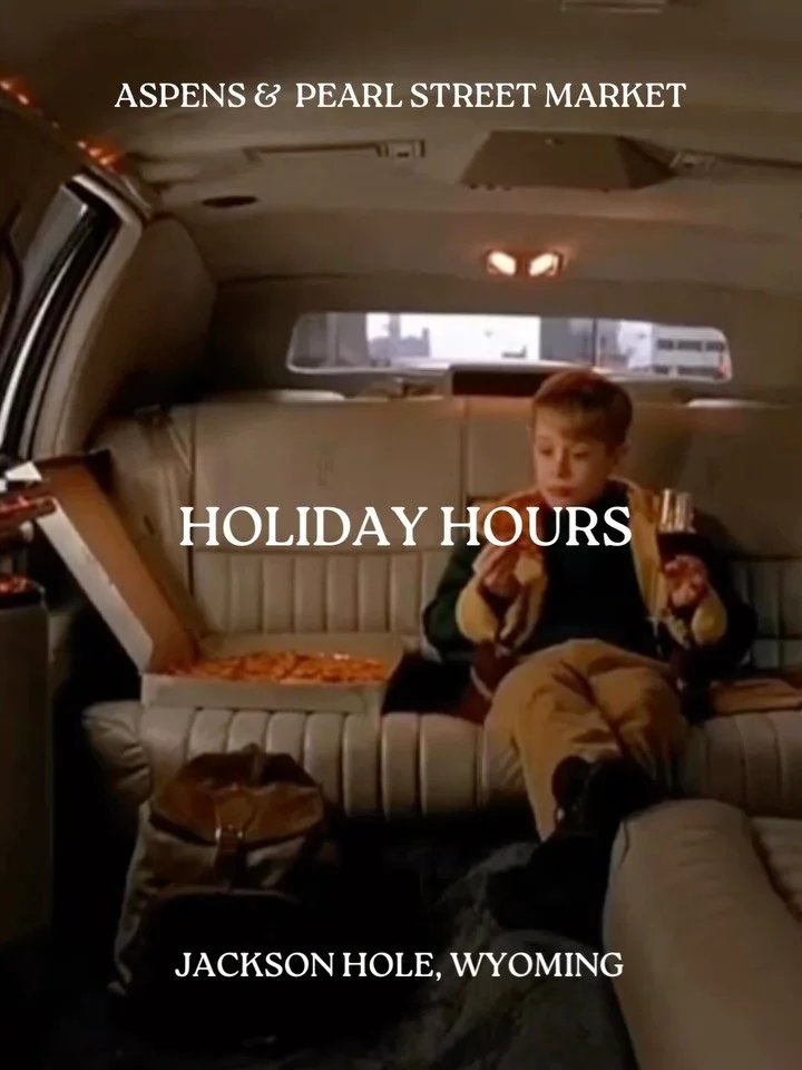 Take notes from Kevin: eat well &amp; sip something good. We&rsquo;re open Christmas Eve + Day! Swipe for our holiday hours ➡️