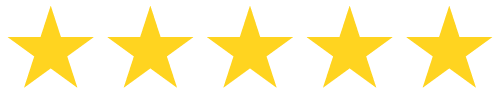 5 gold star reviews