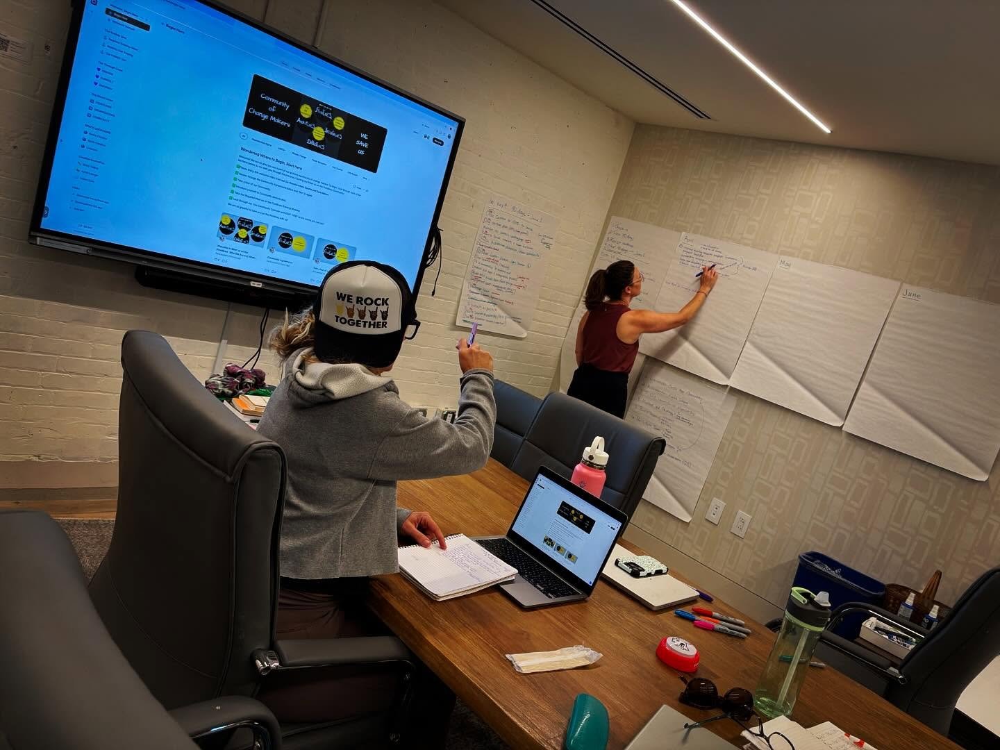 Strategy is a critical component of progress. 

We must be willing to hold the complexities of being human AND growing our visions into reality. 

We have spent the last 4 months strategizing with @stacey.l.bailey who is a wizard at guiding leadershi