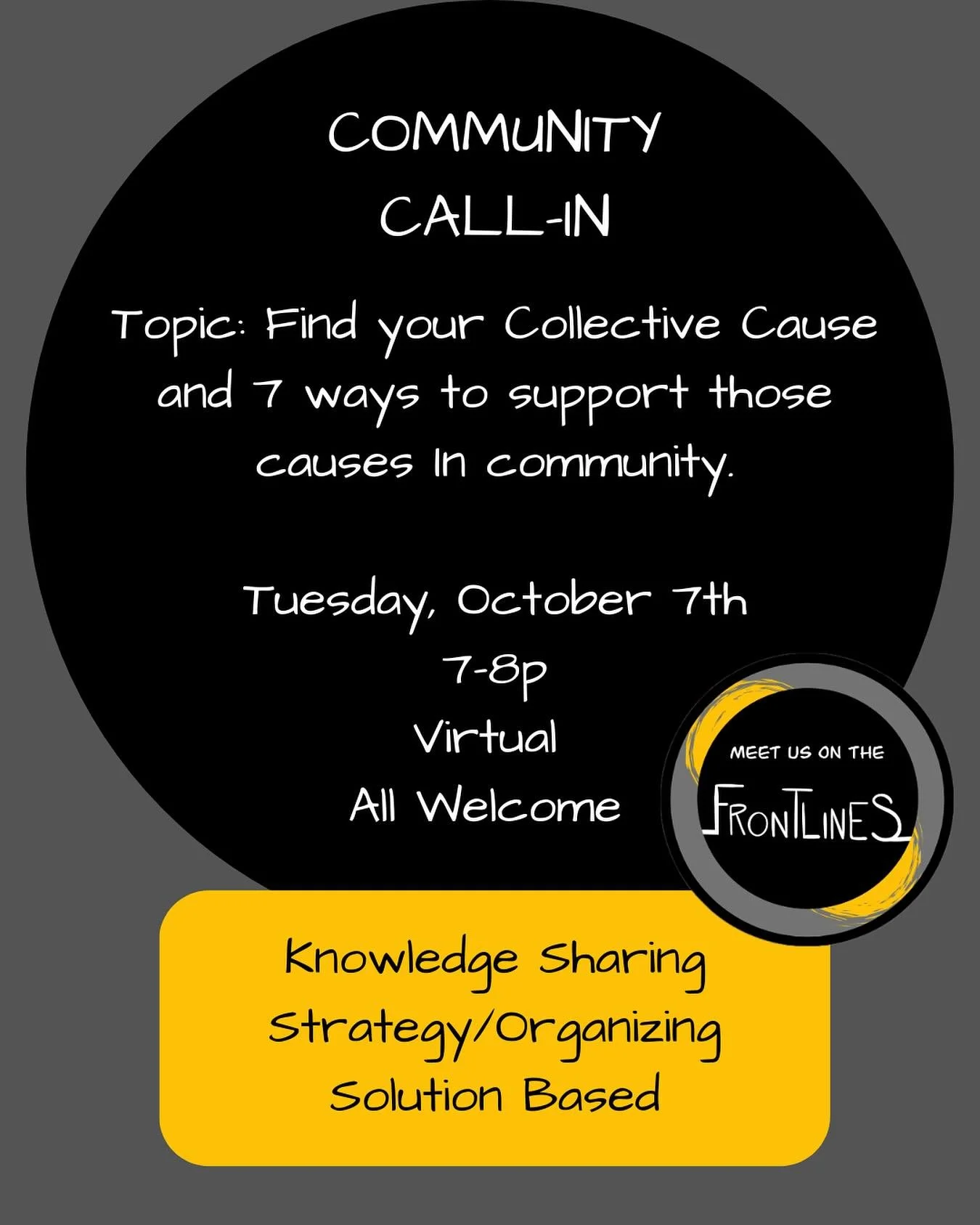 October&rsquo;s Collective Call-In

✨ Find your Collective Cause + 7 Ways to Support It in Community 

We&rsquo;re living in a time where every heartbreak, crisis, and call for justice is just a scroll away.

News feeds. Conversations. Headlines. It&