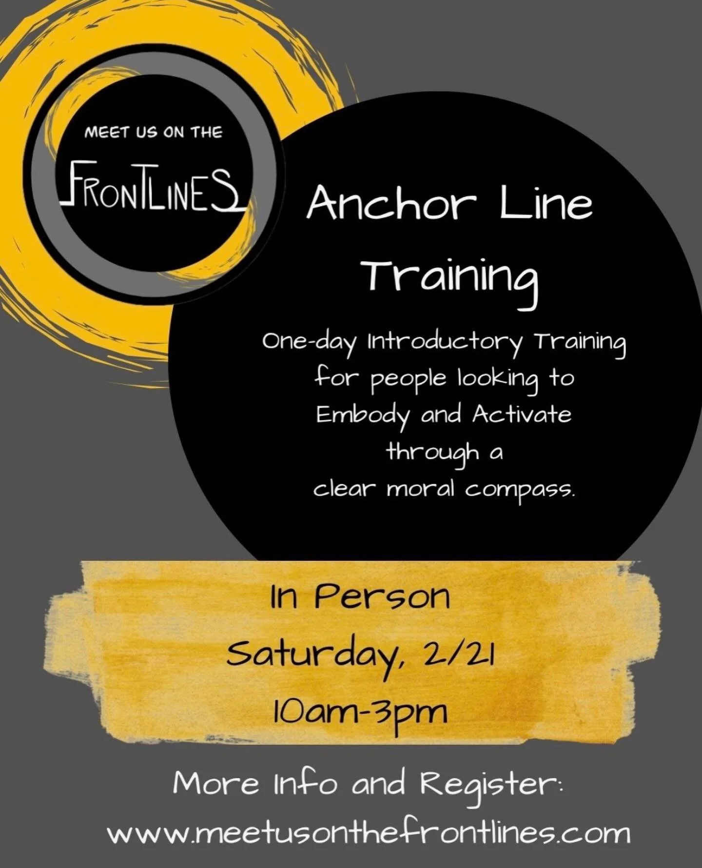One day immersive Anchor Line Training for values-driven changemakers! 

Ground into your values, identify the causes that matter most to you and clarify how your skills and gifts can support collective change, alongside others committed to sustainab