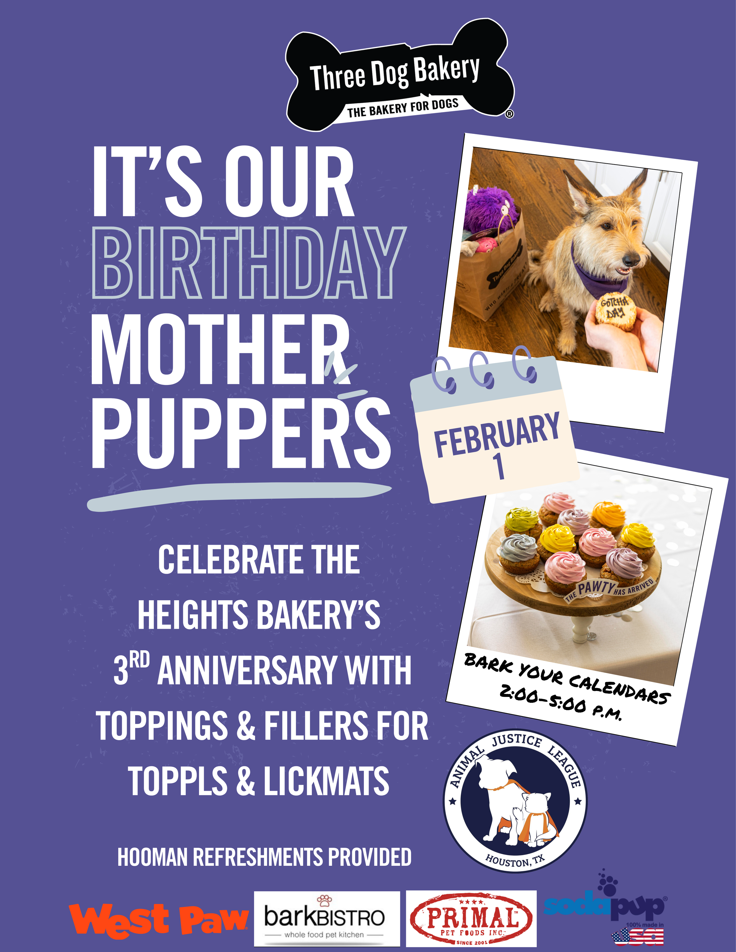 Heights' 3rd Anniversary Pawty!