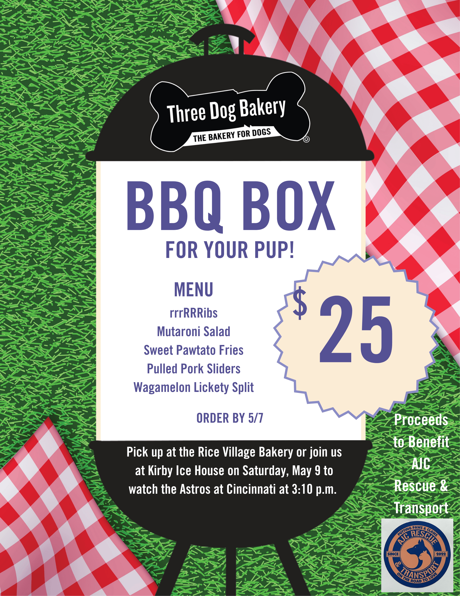 Bark-B-Que Meal at Kirby Ice House