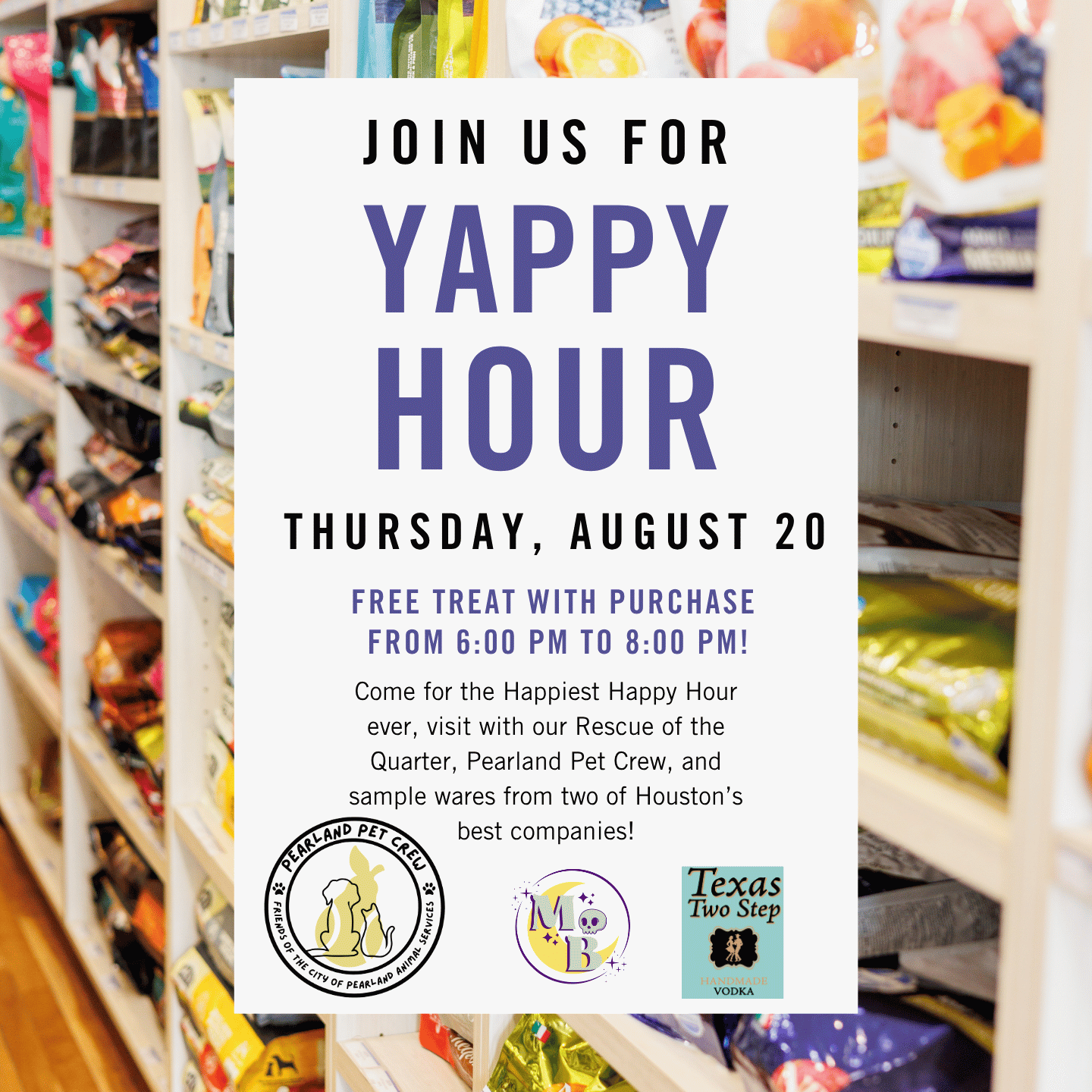 Yappy Hour in Rice Village with Pearland Pet Crew